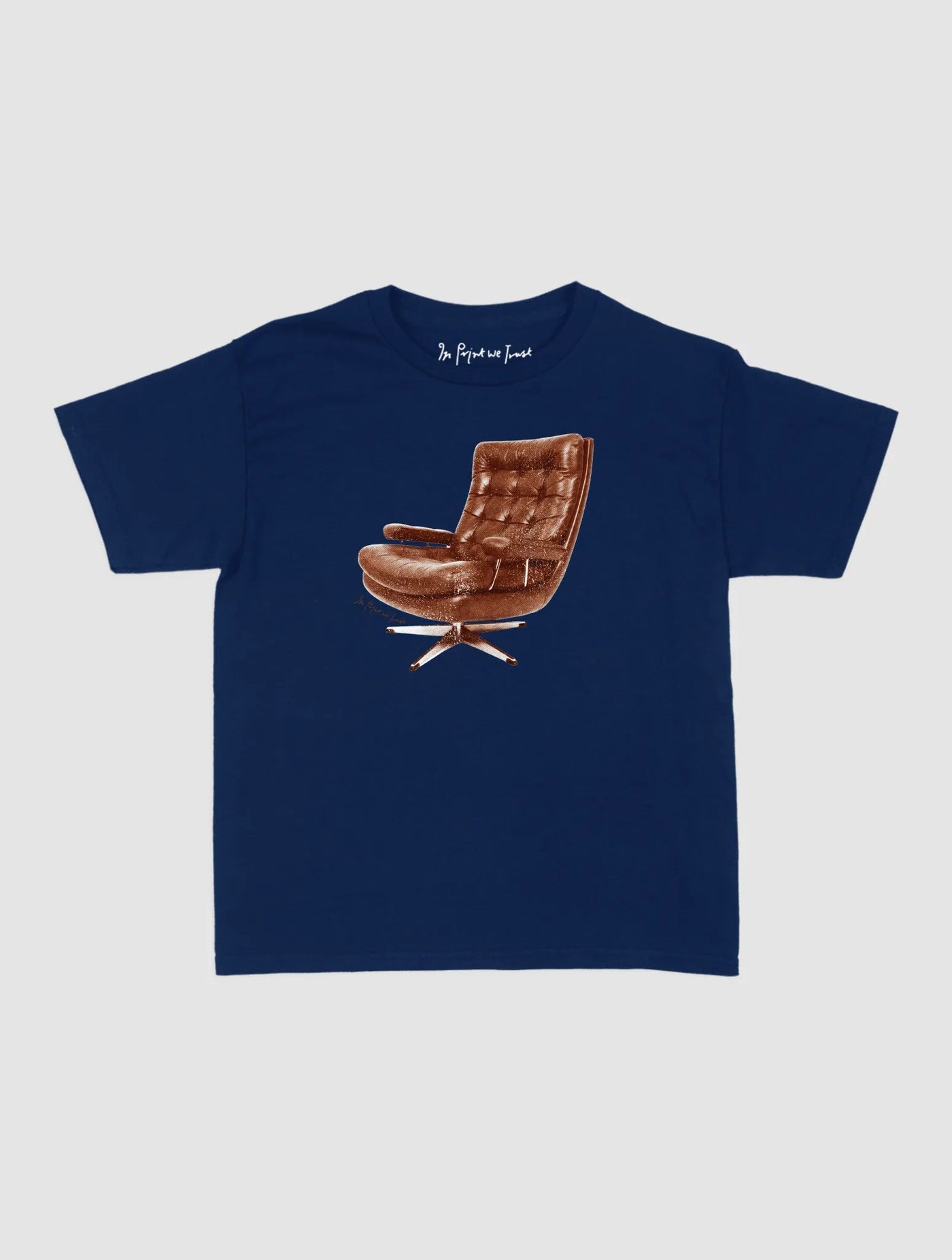 sit down baby tee - In Print We Trust