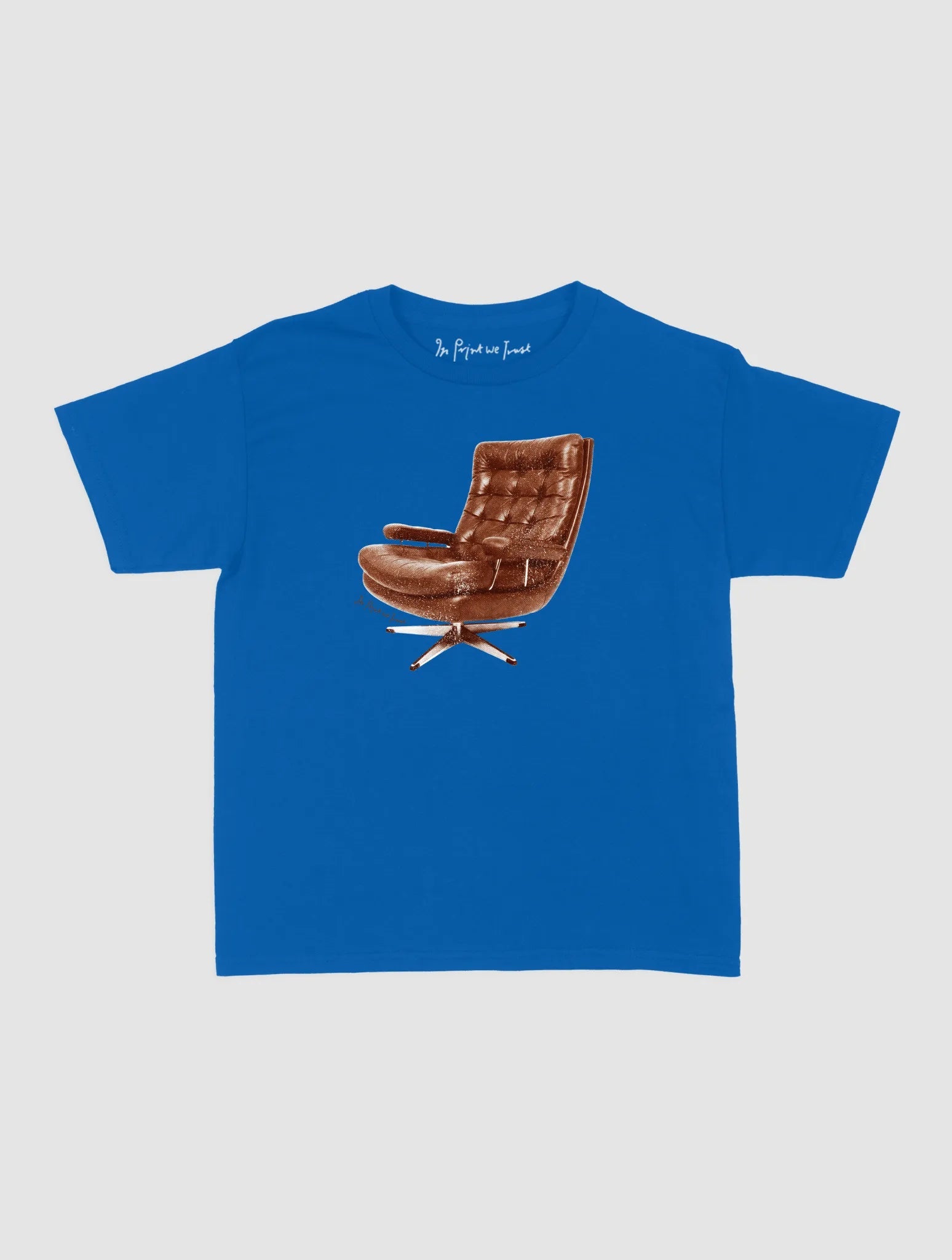 sit down baby tee - In Print We Trust