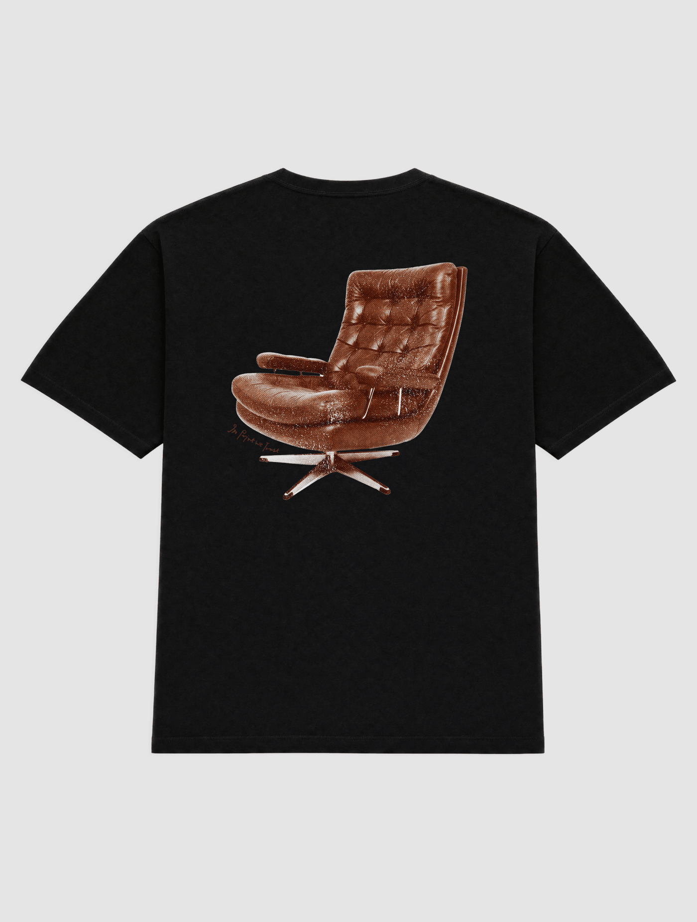 sit down heavyweight tee - In Print We Trust