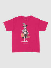 skeleton baby tee - In Print We Trust