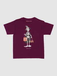 skeleton baby tee - In Print We Trust