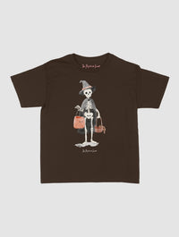 skeleton baby tee - In Print We Trust