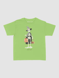 skeleton baby tee - In Print We Trust