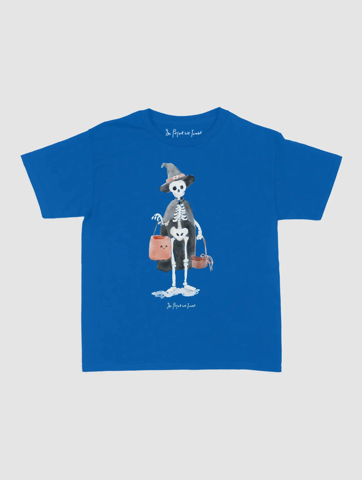 skeleton baby tee - In Print We Trust