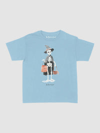 skeleton baby tee - In Print We Trust