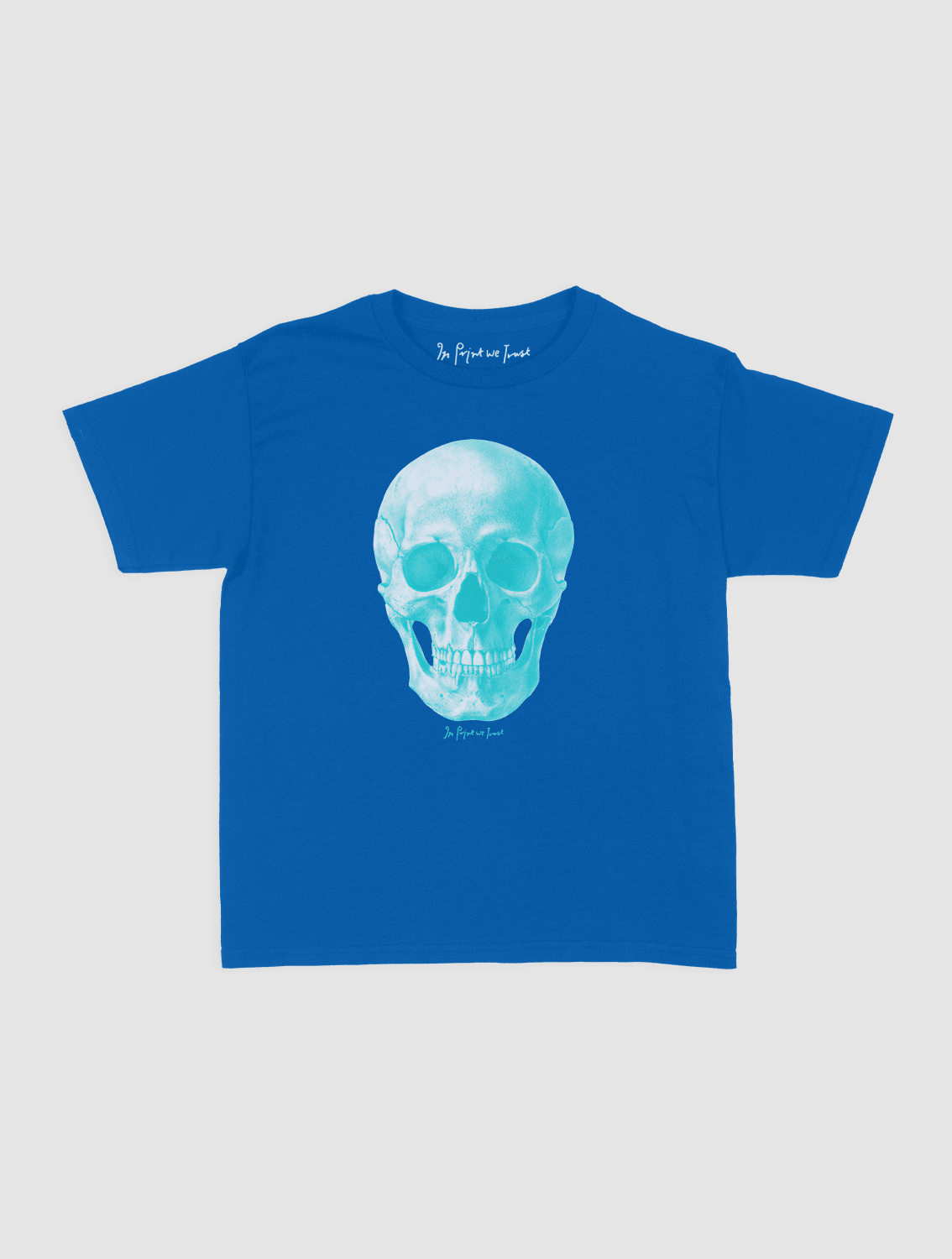 skull baby tee - In Print We Trust