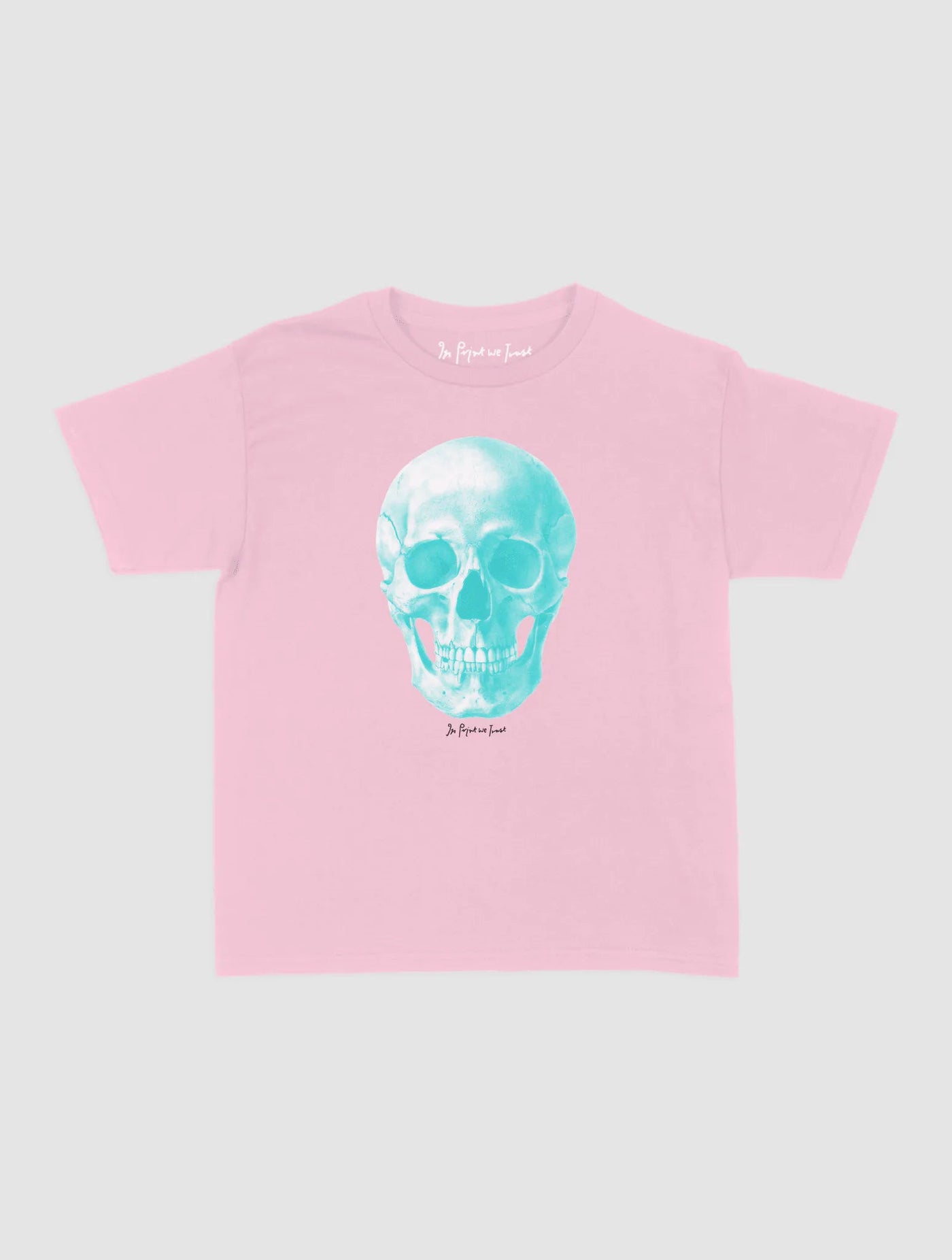 skull baby tee - In Print We Trust