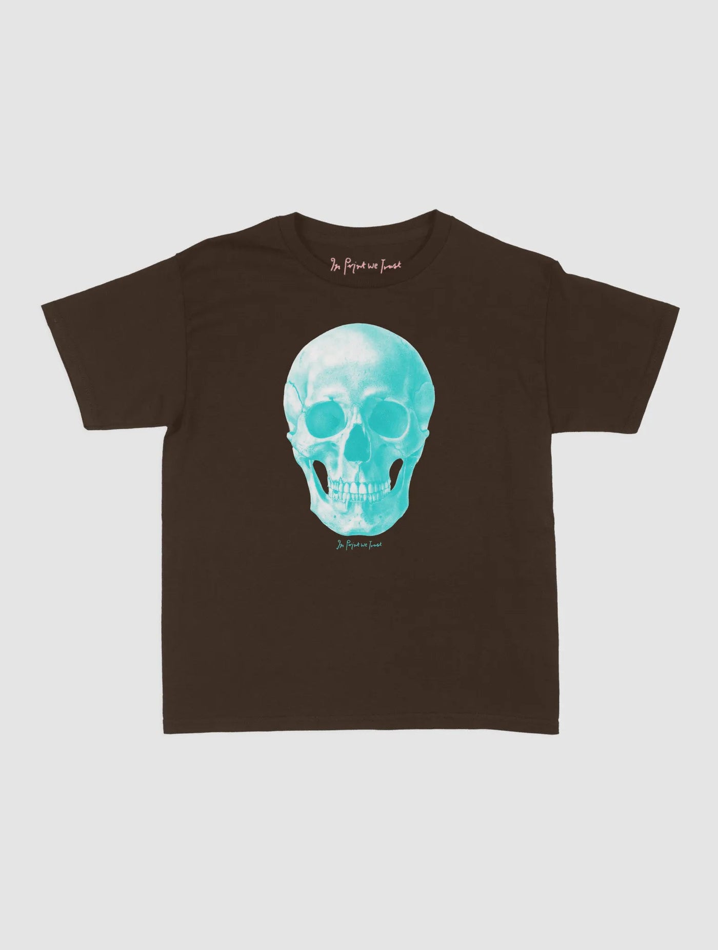 skull baby tee - In Print We Trust