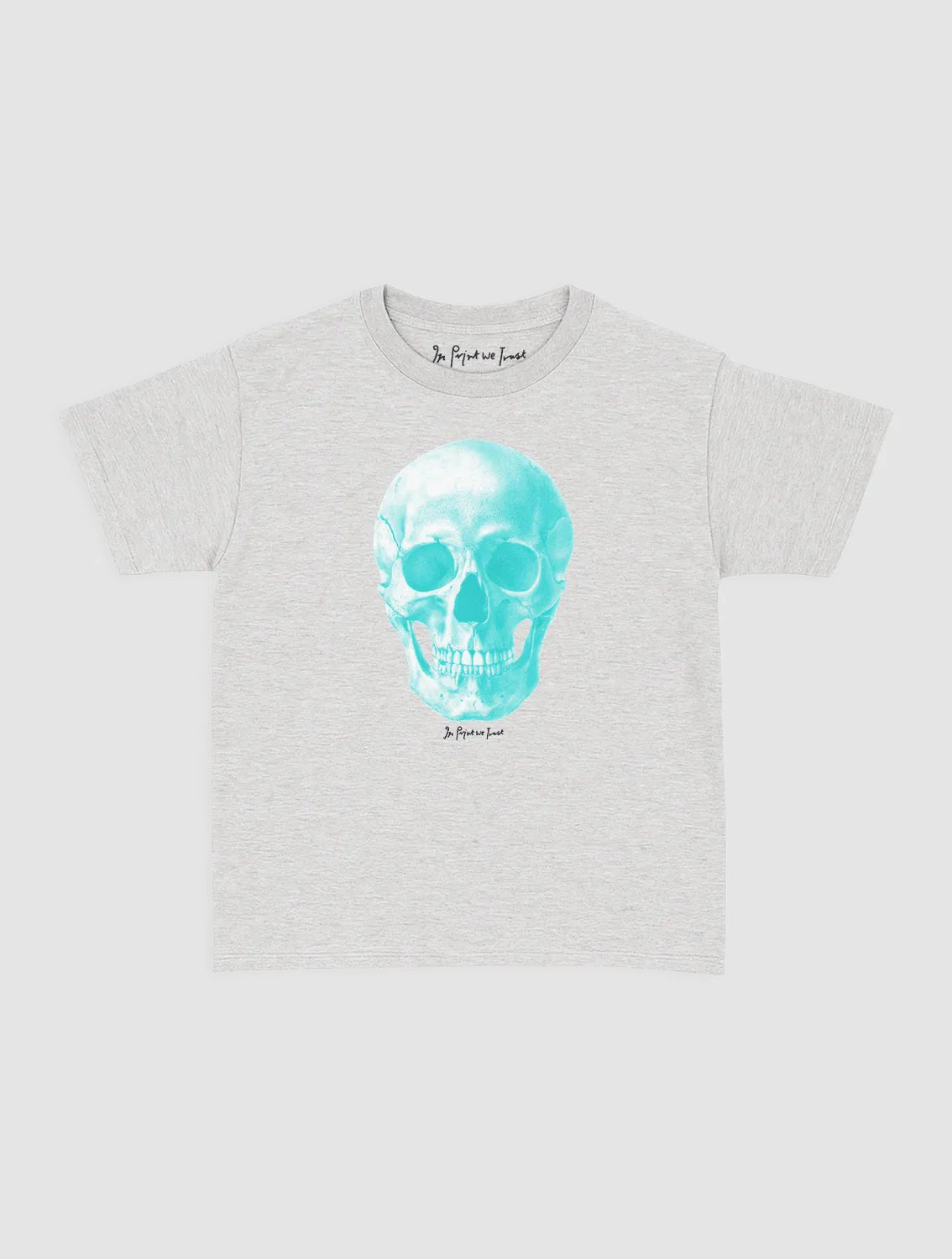 skull baby tee - In Print We Trust