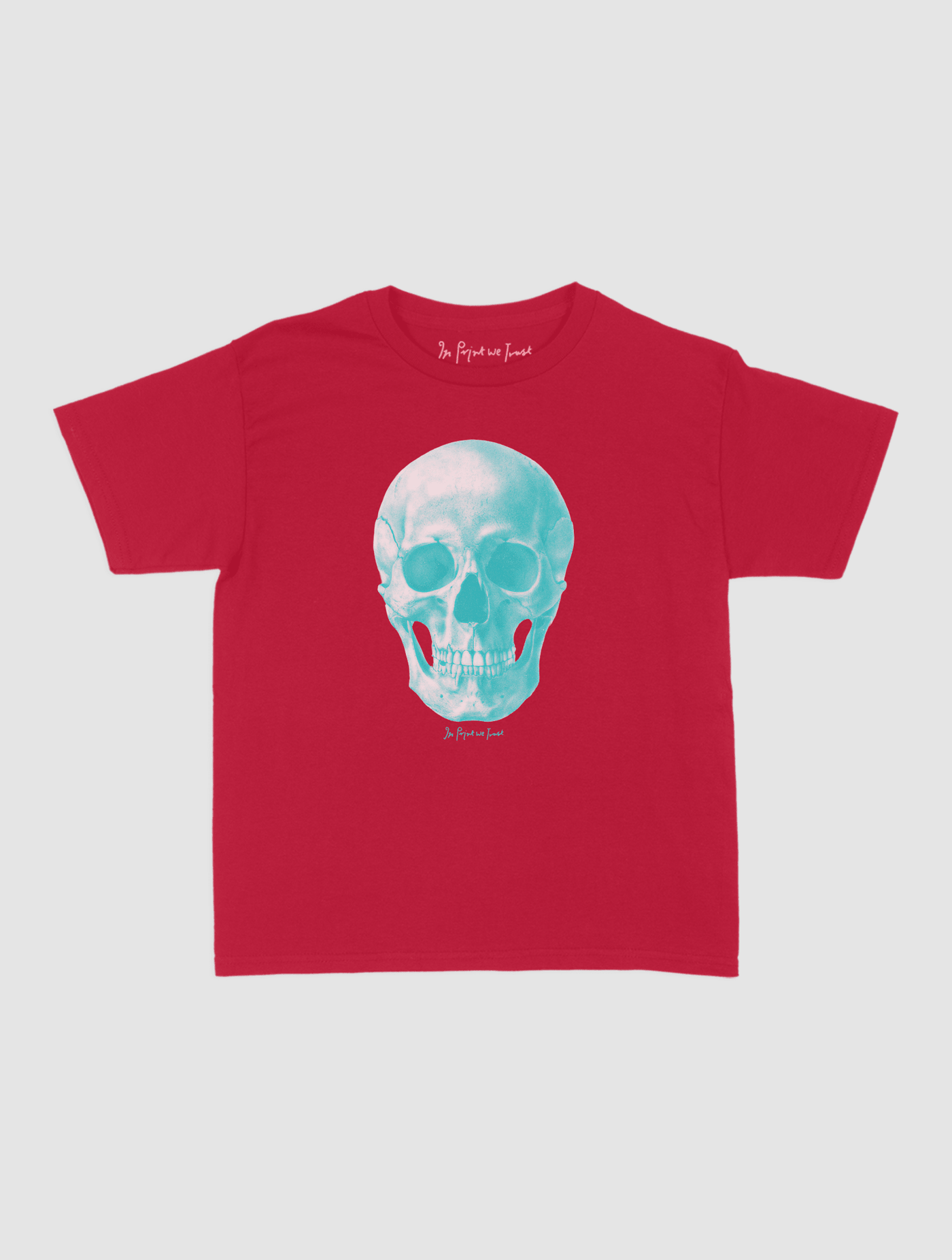 skull baby tee - In Print We Trust