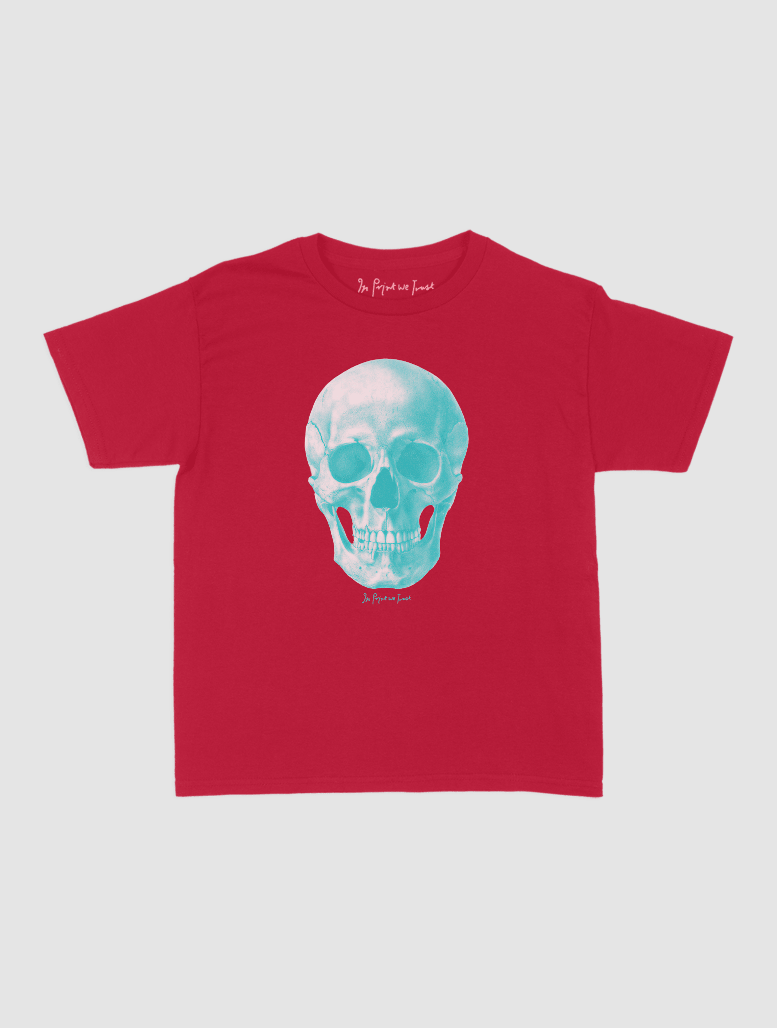 skull baby tee - In Print We Trust