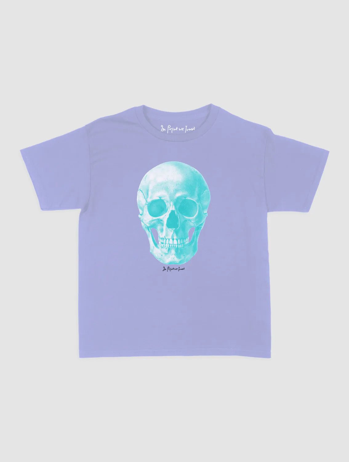 skull baby tee - In Print We Trust