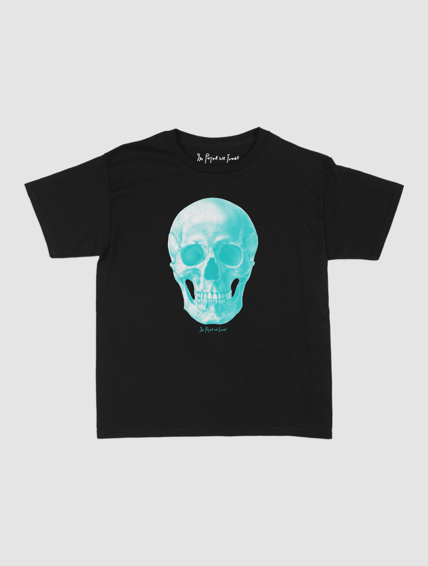 skull baby tee - In Print We Trust