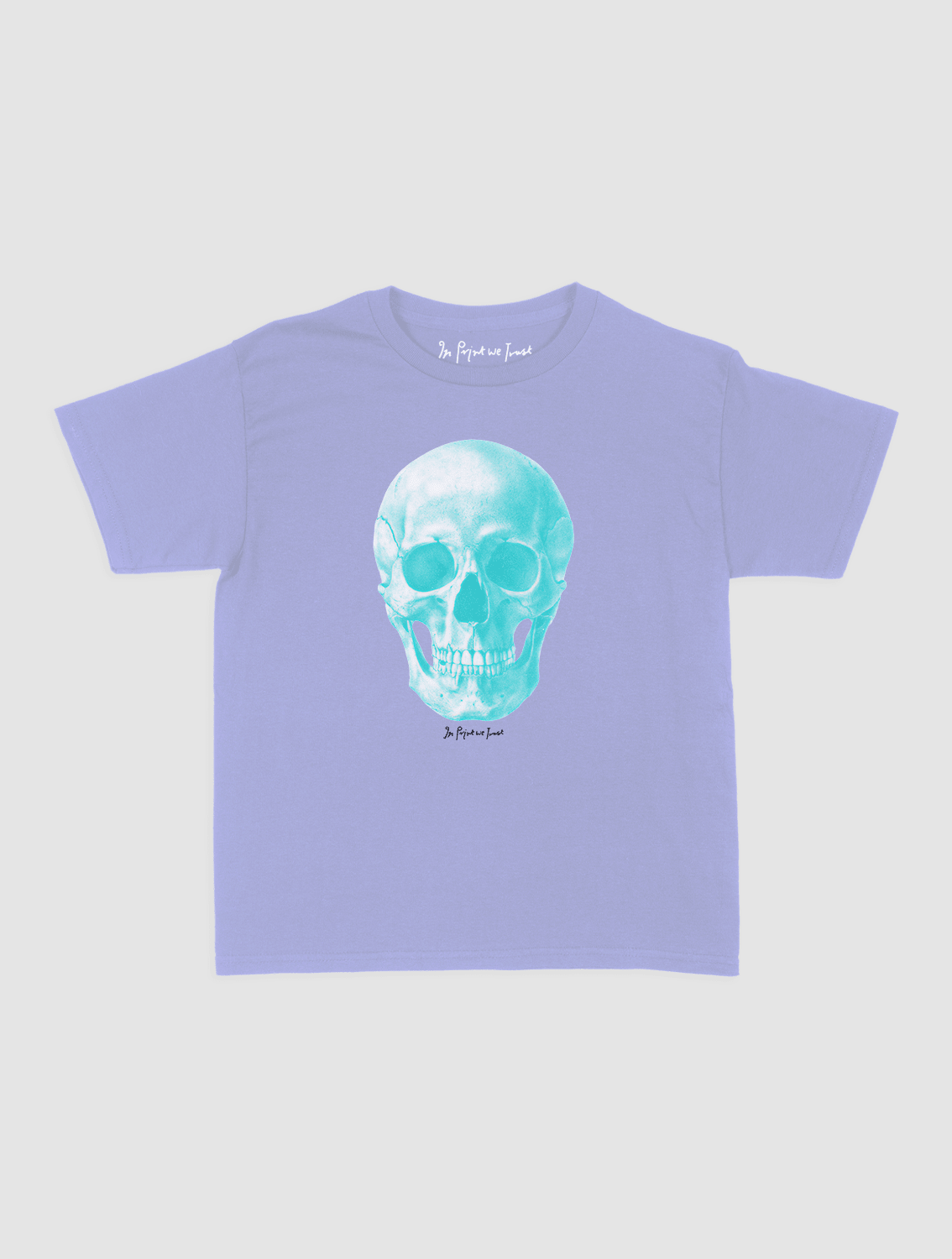 skull baby tee - In Print We Trust