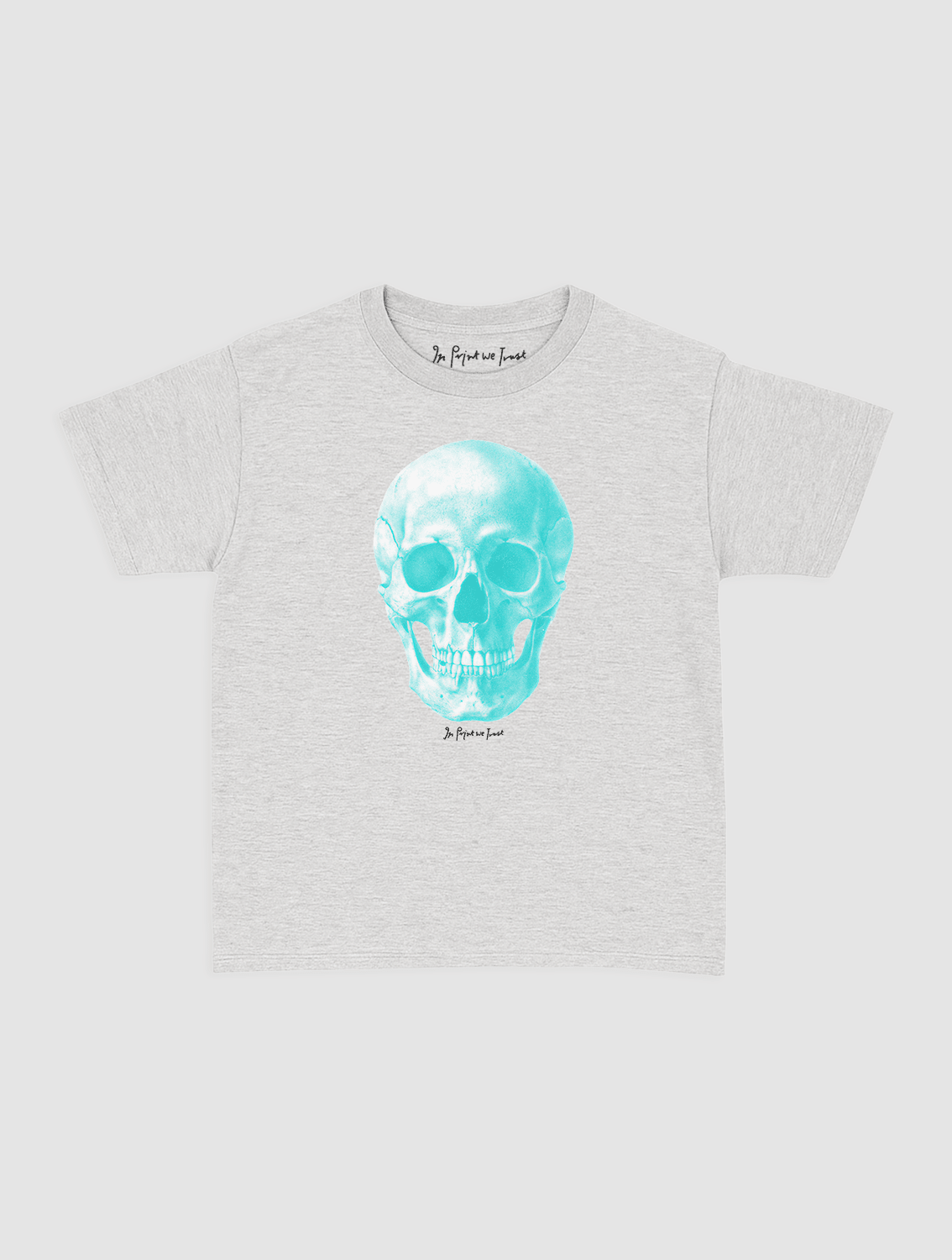 skull baby tee - In Print We Trust