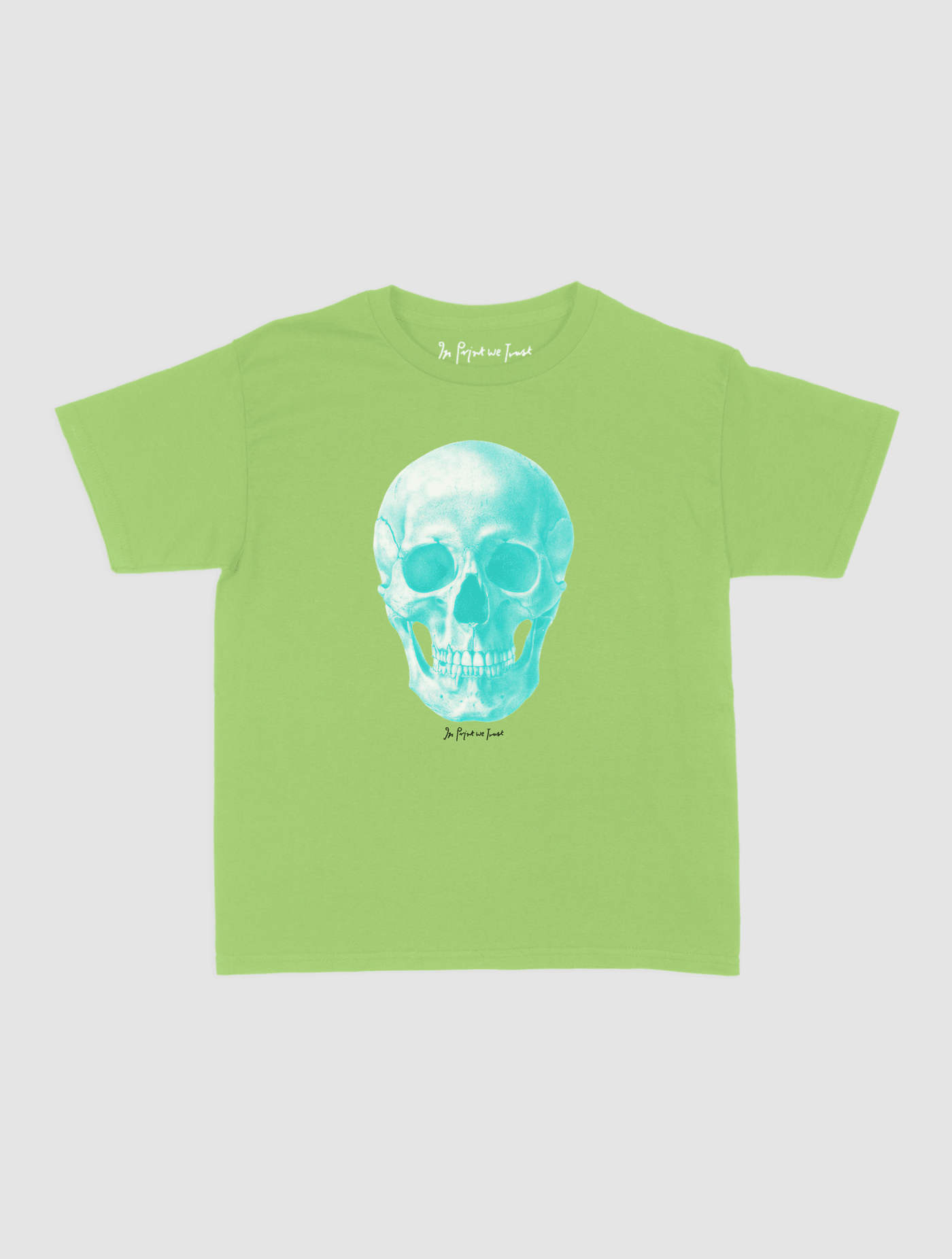 skull baby tee - In Print We Trust