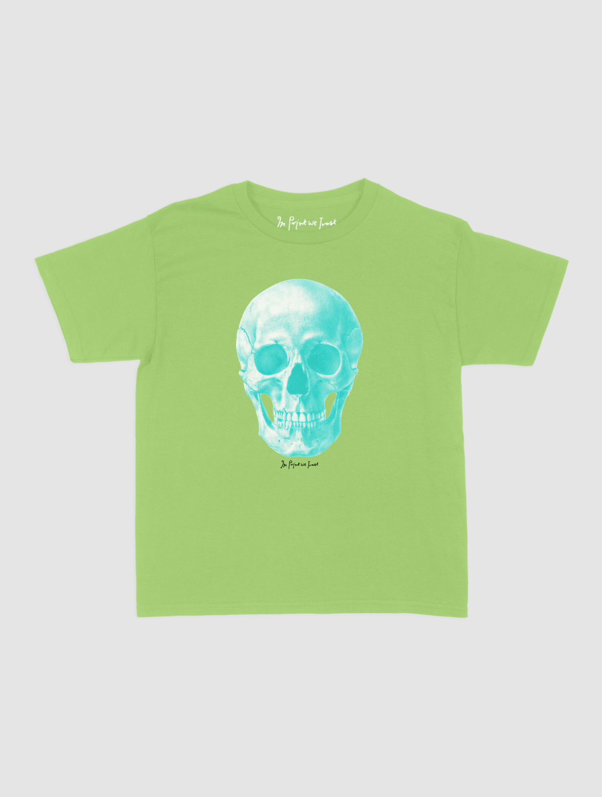 skull baby tee - In Print We Trust