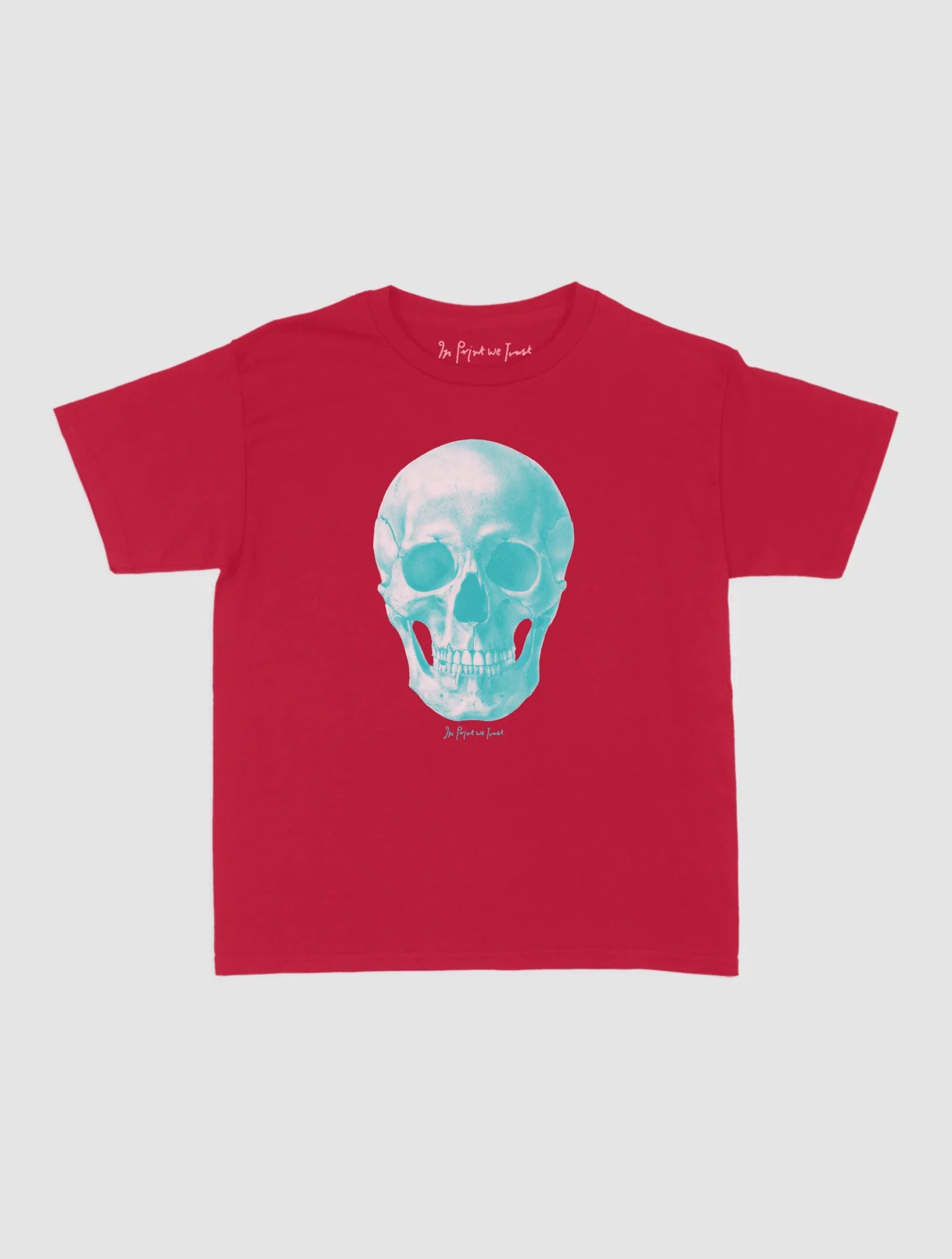 skull baby tee - In Print We Trust
