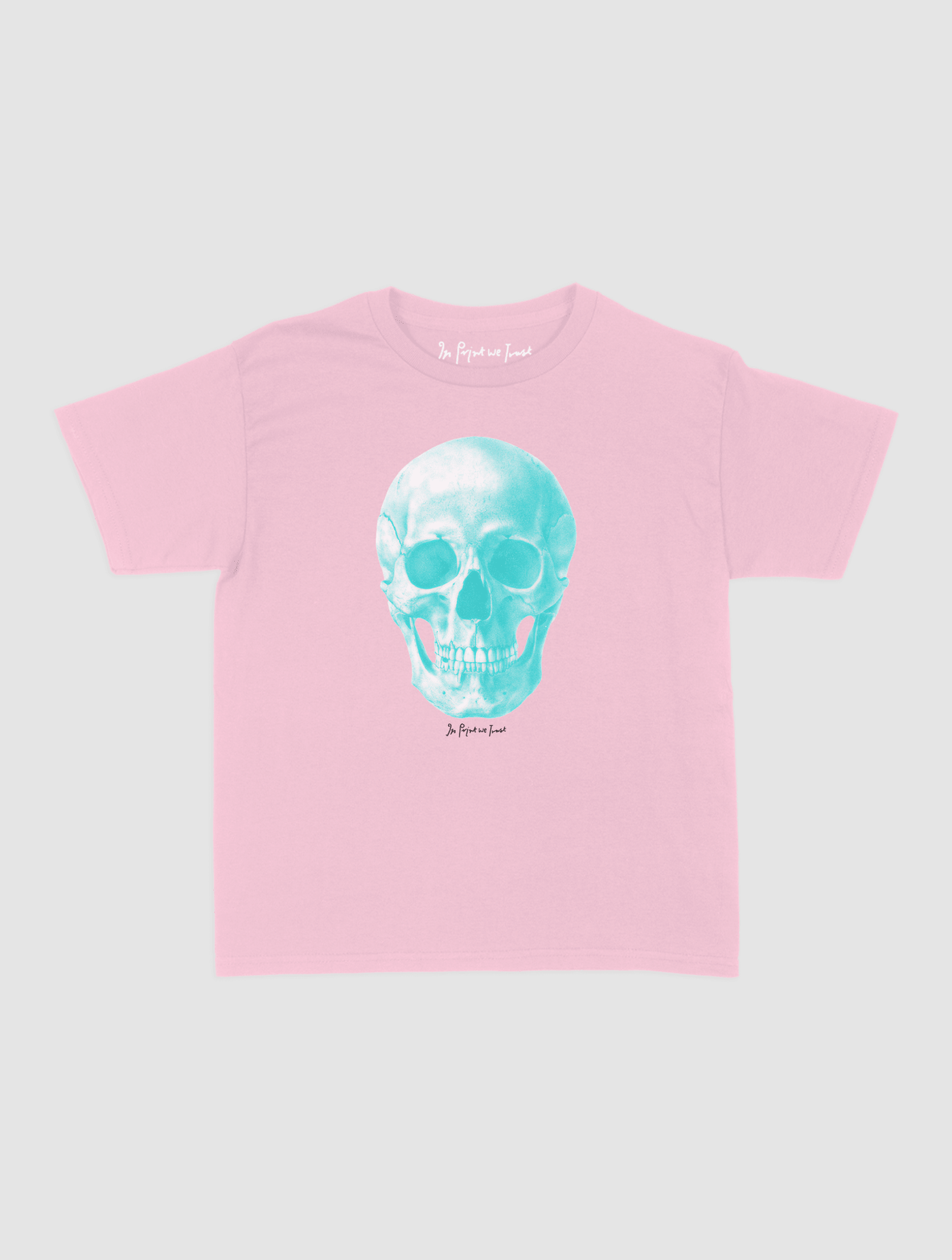 skull baby tee - In Print We Trust