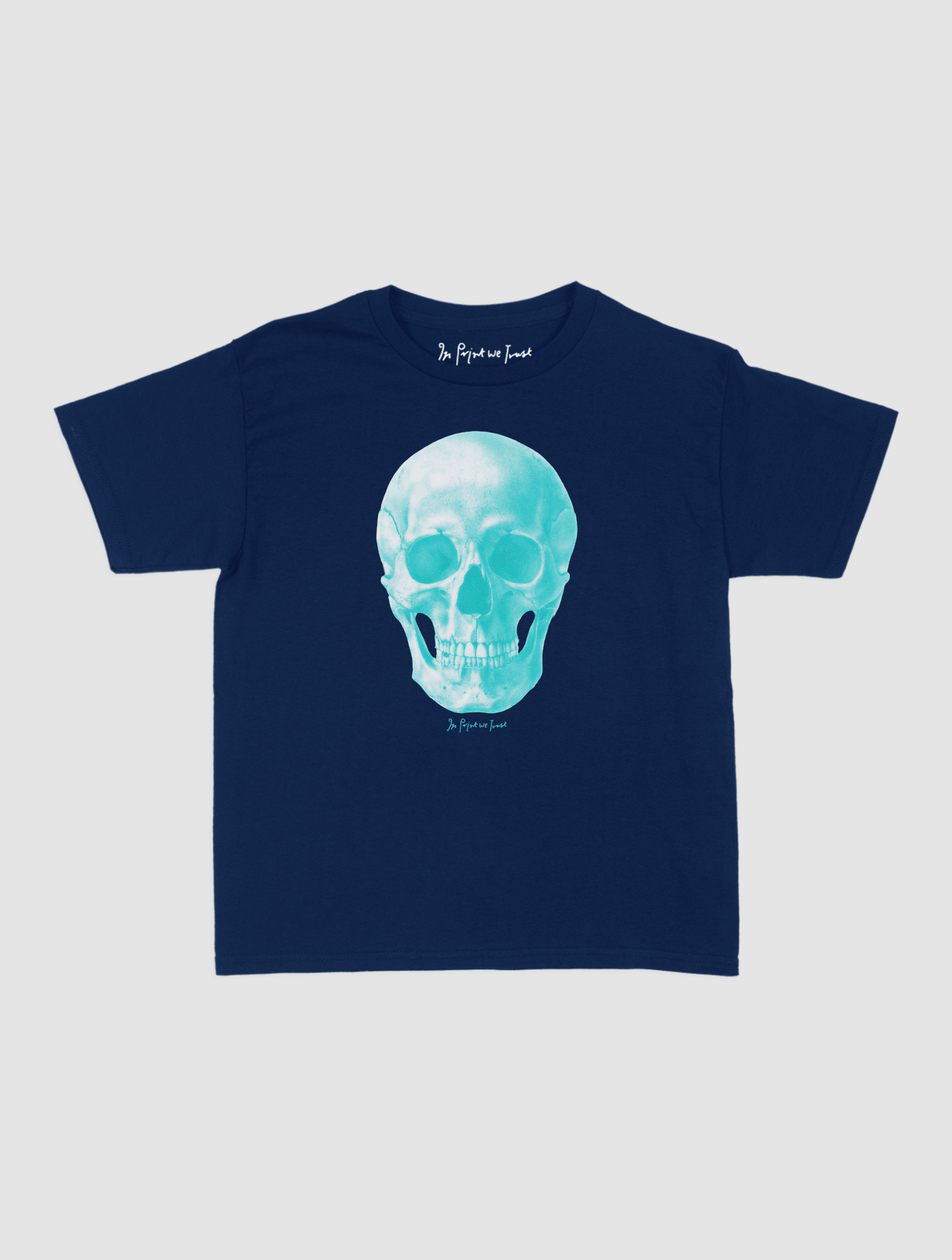 skull baby tee - In Print We Trust