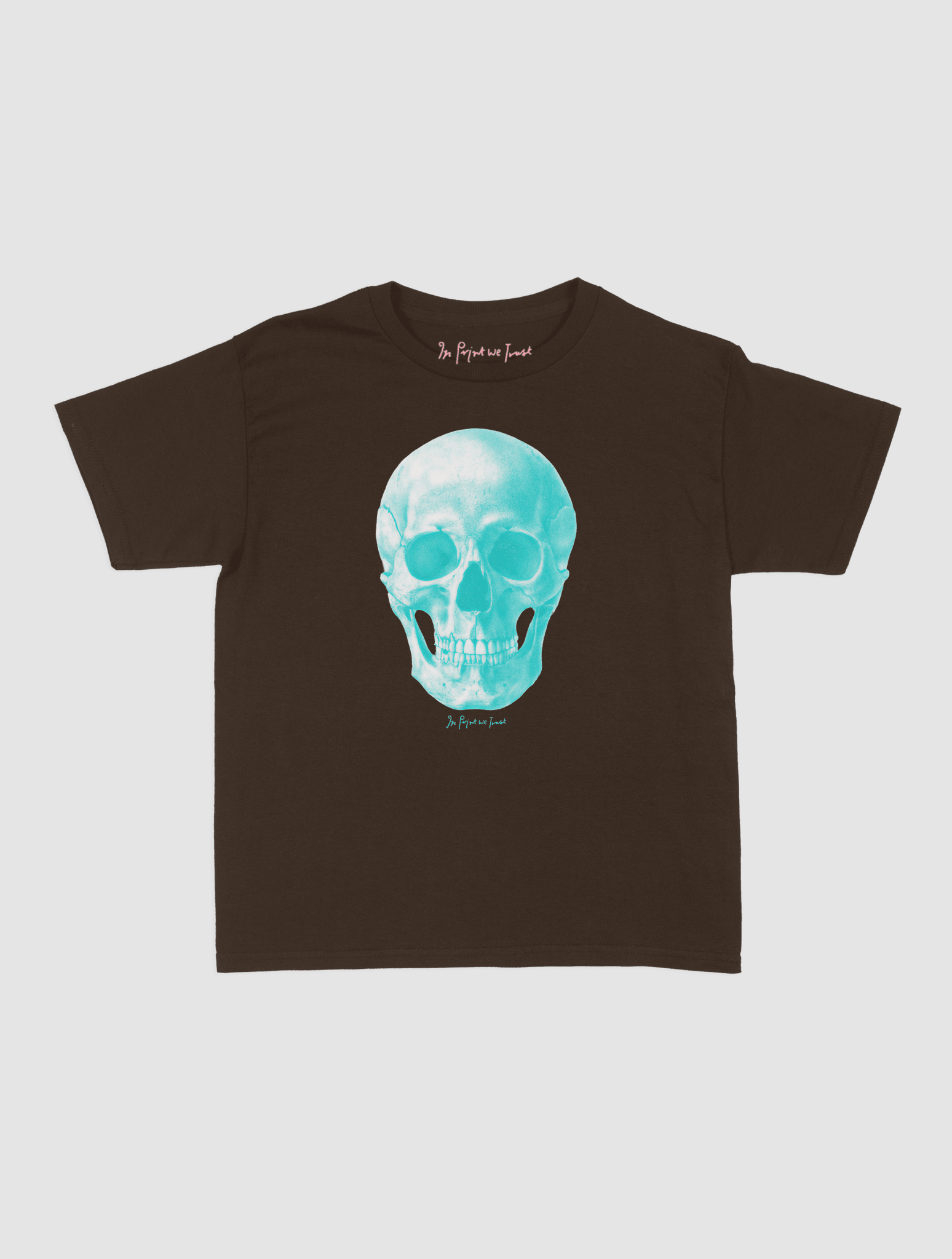 skull baby tee - In Print We Trust