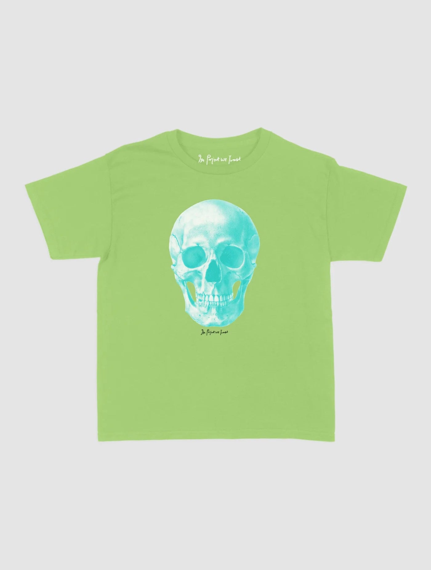 skull baby tee - In Print We Trust