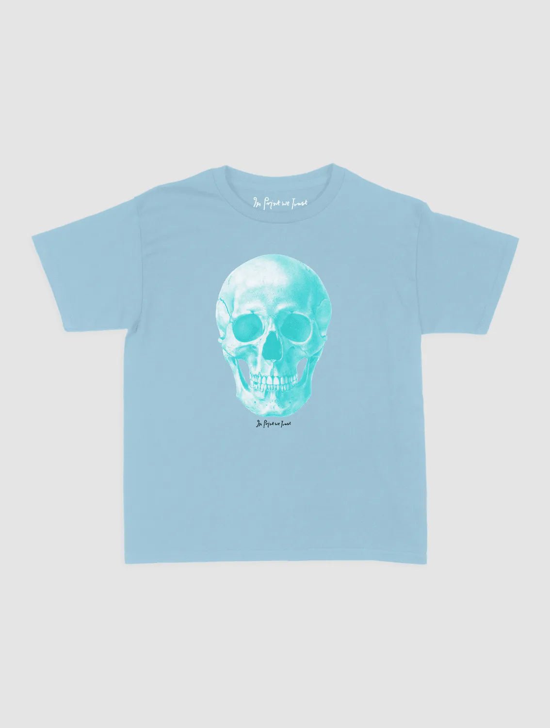 skull baby tee - In Print We Trust
