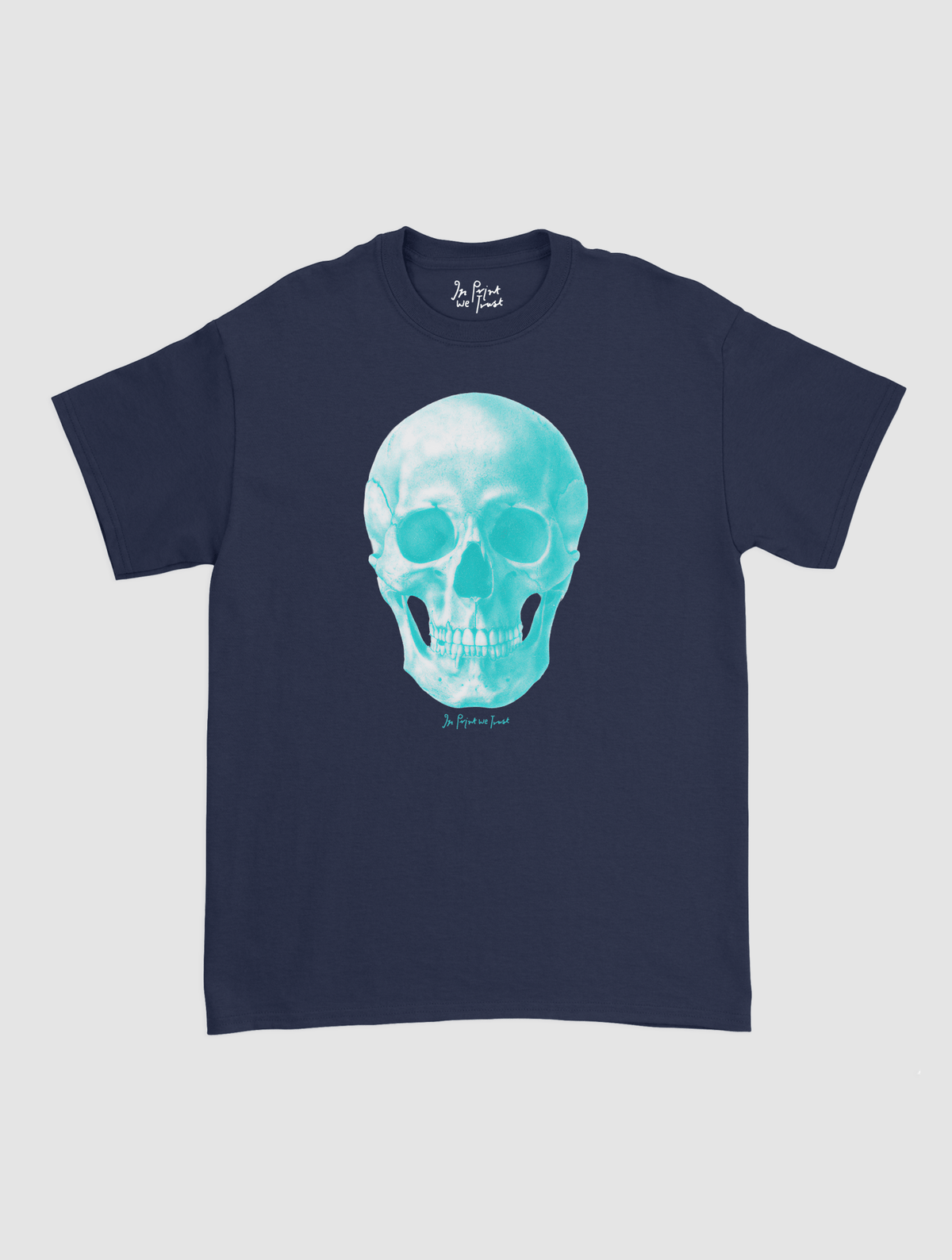 skull classic tee - In Print We Trust