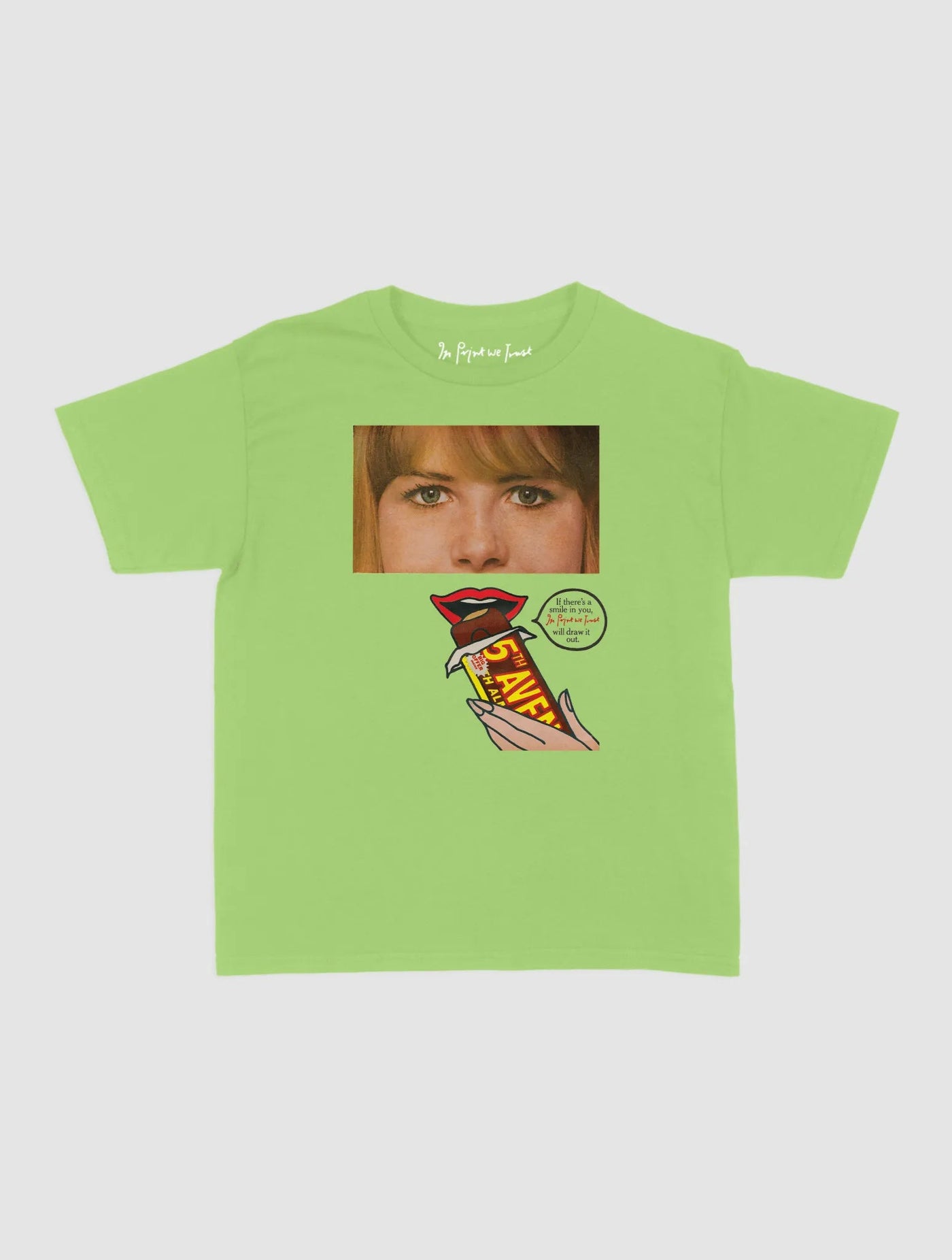 smile baby tee - In Print We Trust