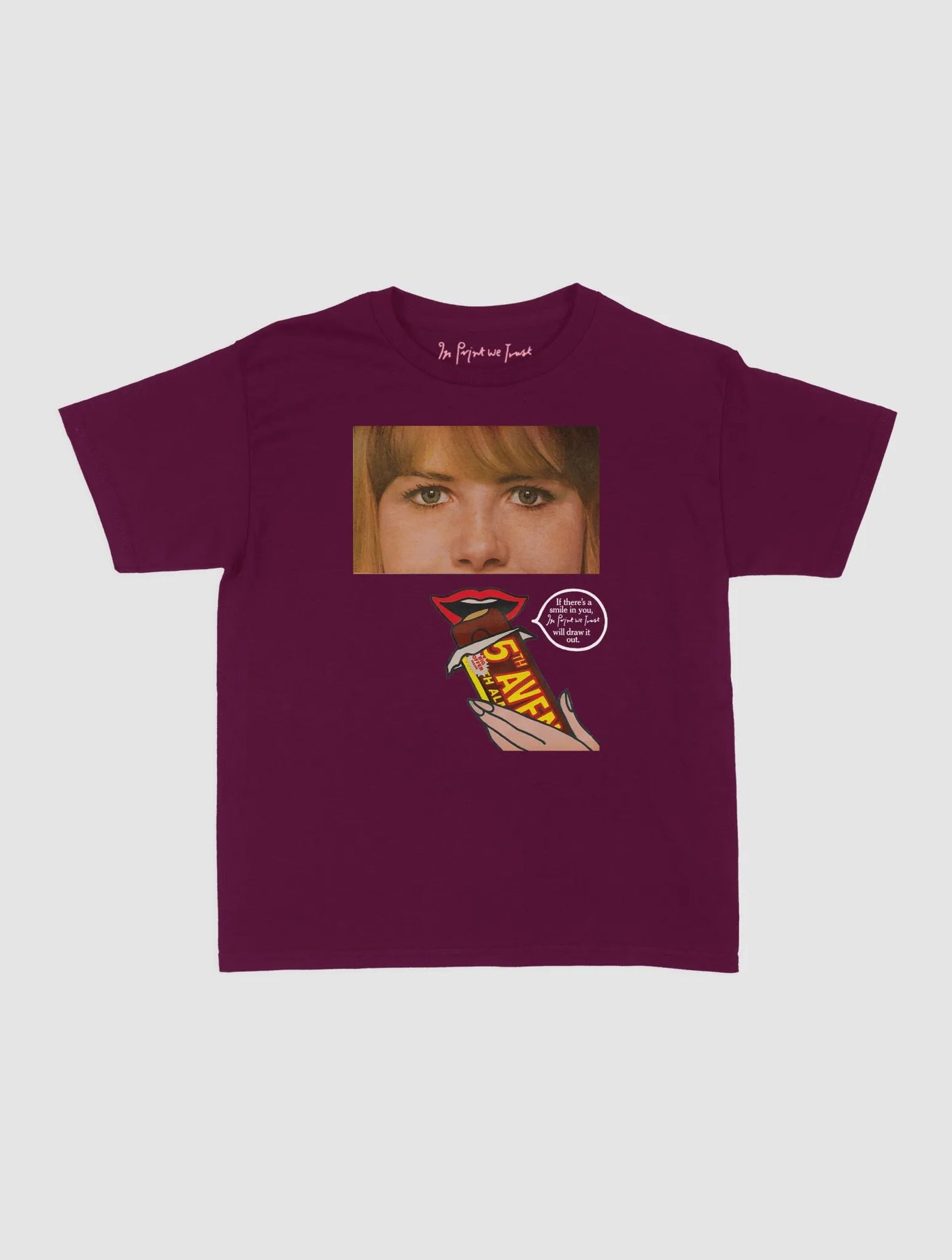 smile baby tee - In Print We Trust