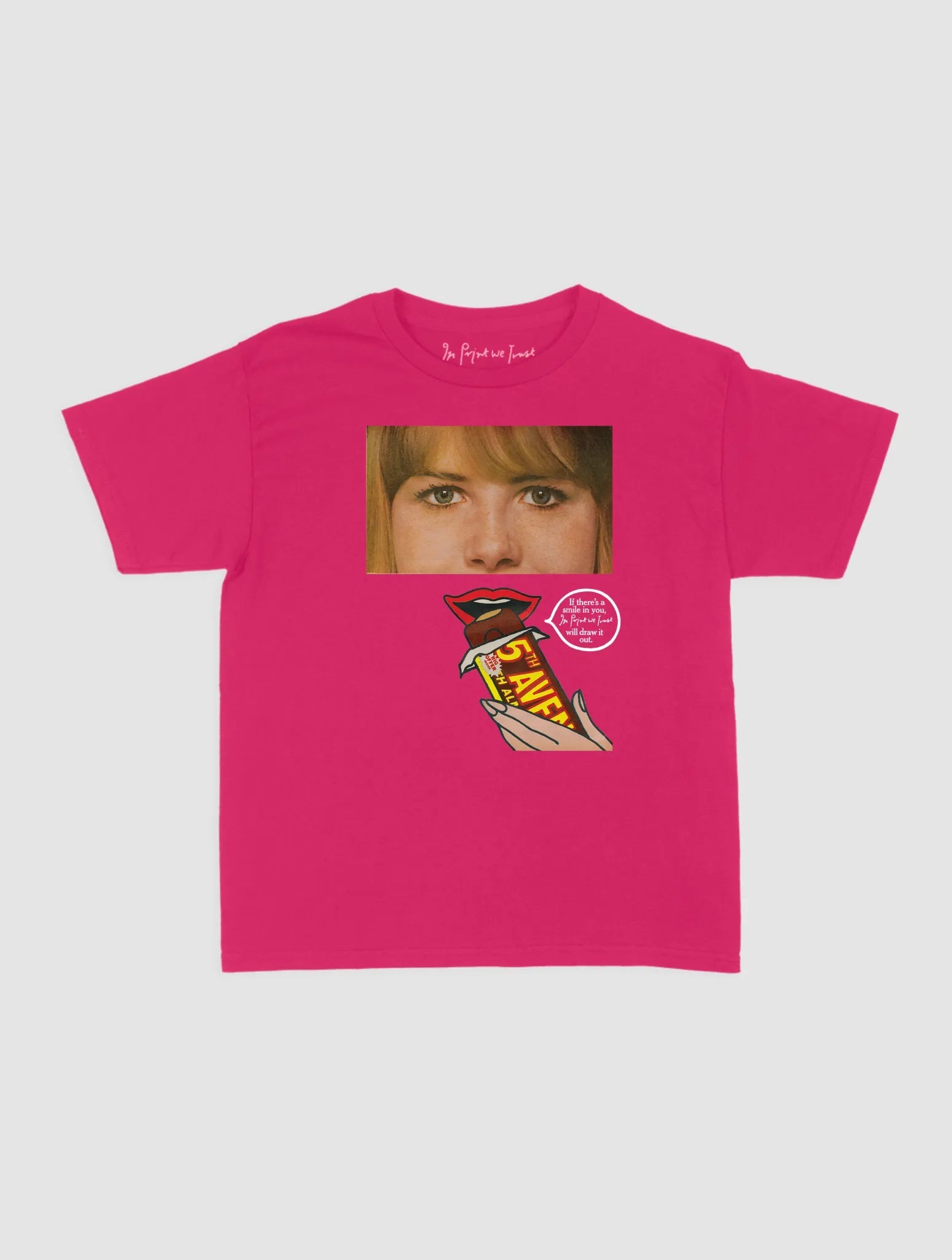 smile baby tee - In Print We Trust