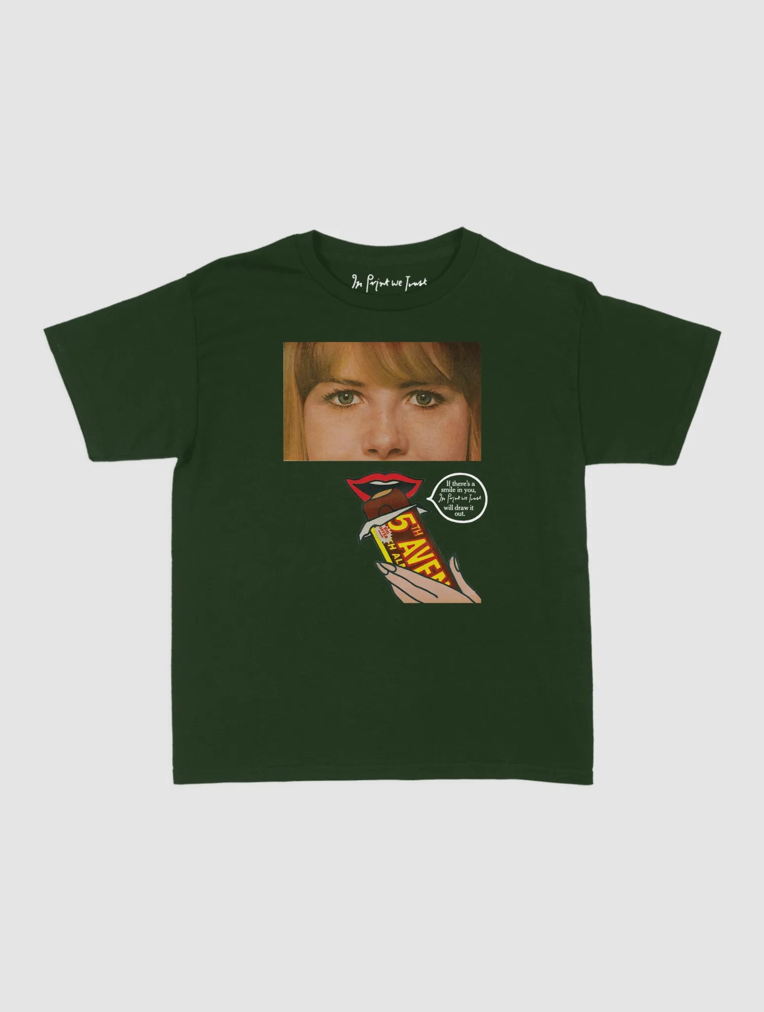 smile baby tee - In Print We Trust