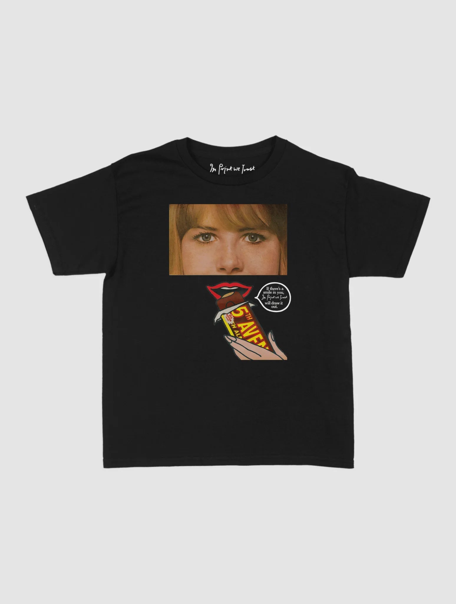 smile baby tee - In Print We Trust