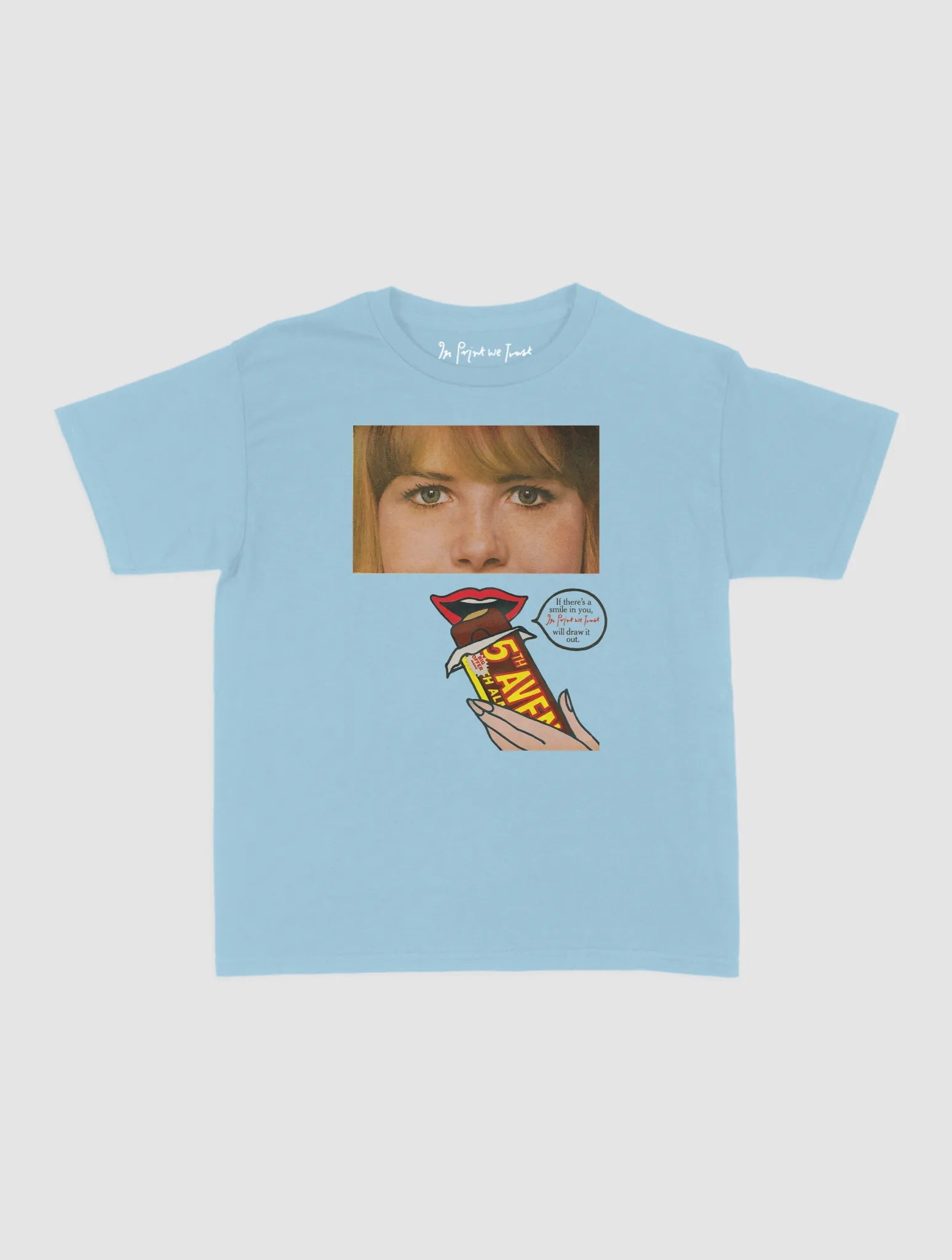smile baby tee - In Print We Trust