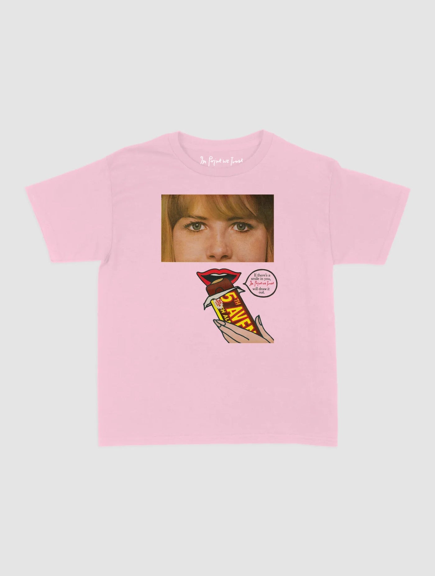 smile baby tee - In Print We Trust