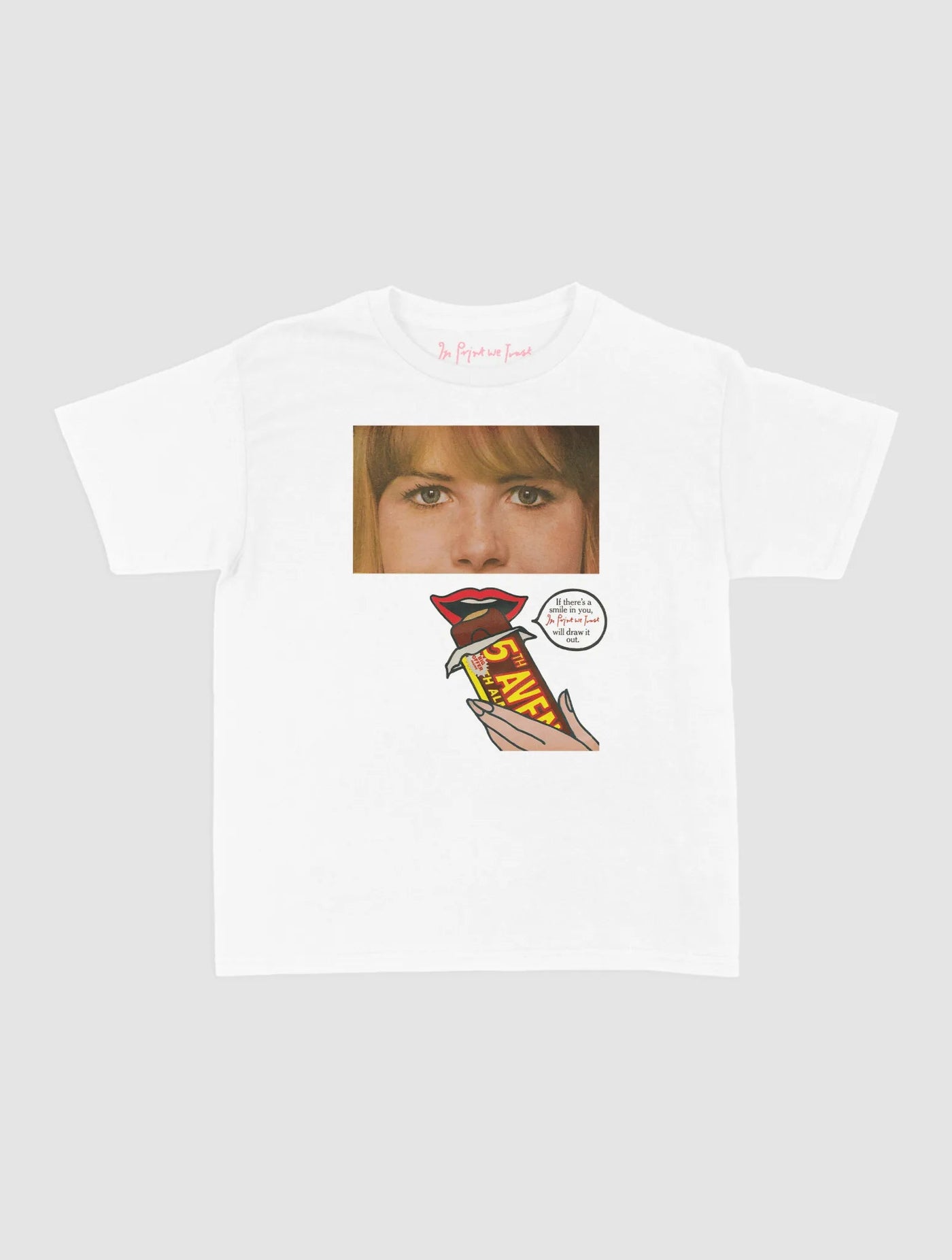 smile baby tee - In Print We Trust