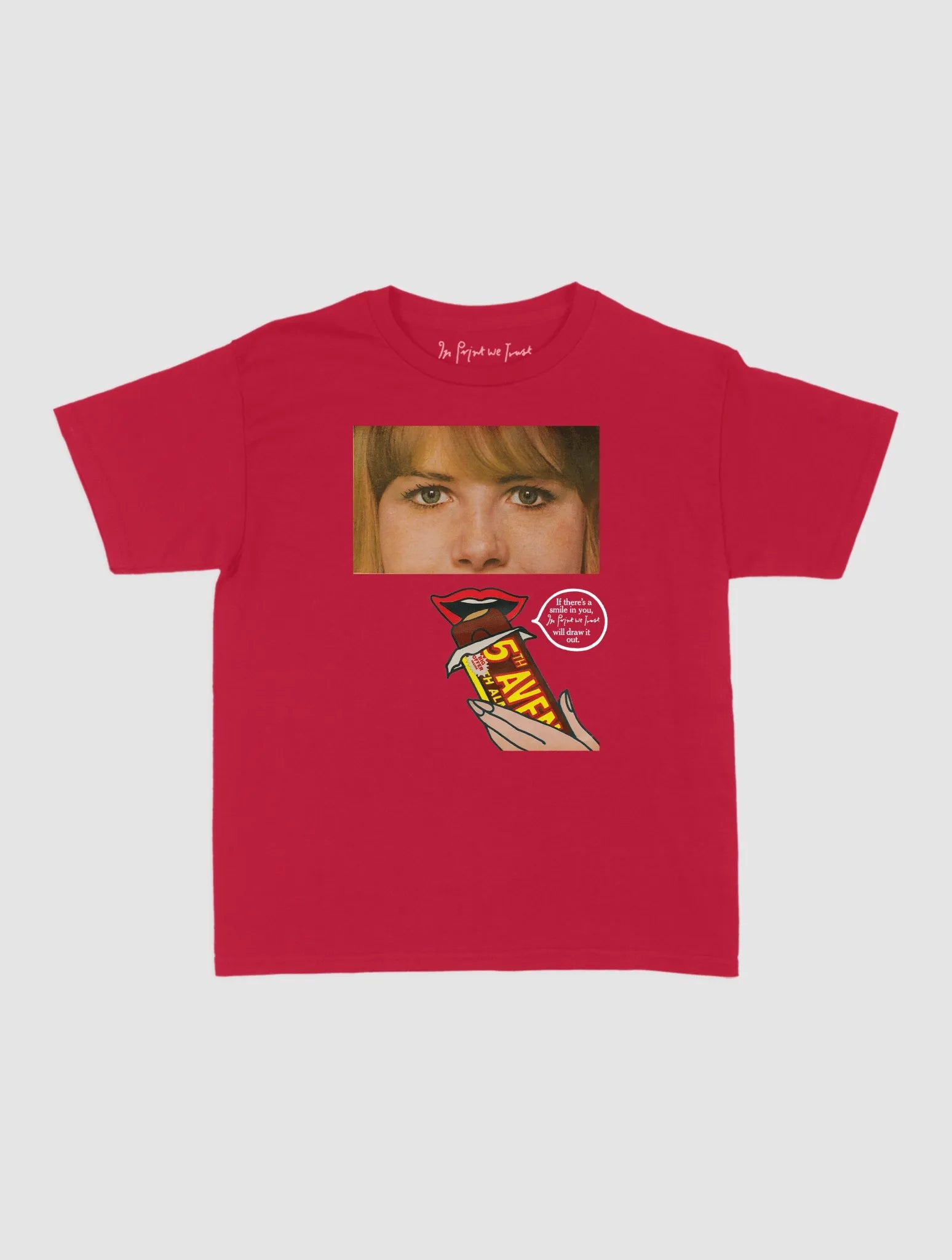 smile baby tee - In Print We Trust