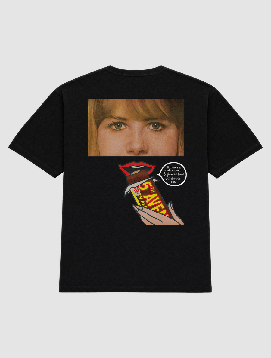 smile heavyweight tee - In Print We Trust
