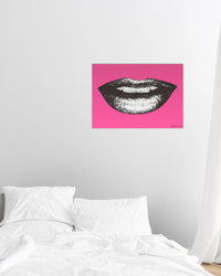 smile poster print - In Print We Trust
