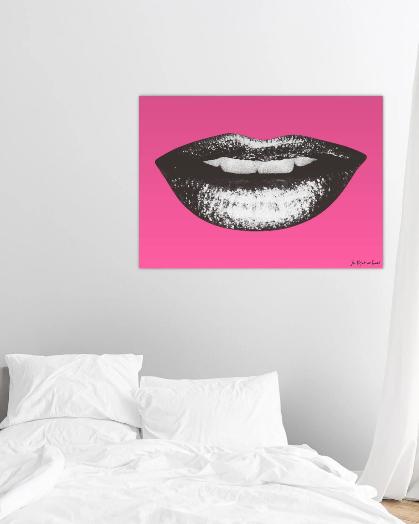 smile poster print - In Print We Trust