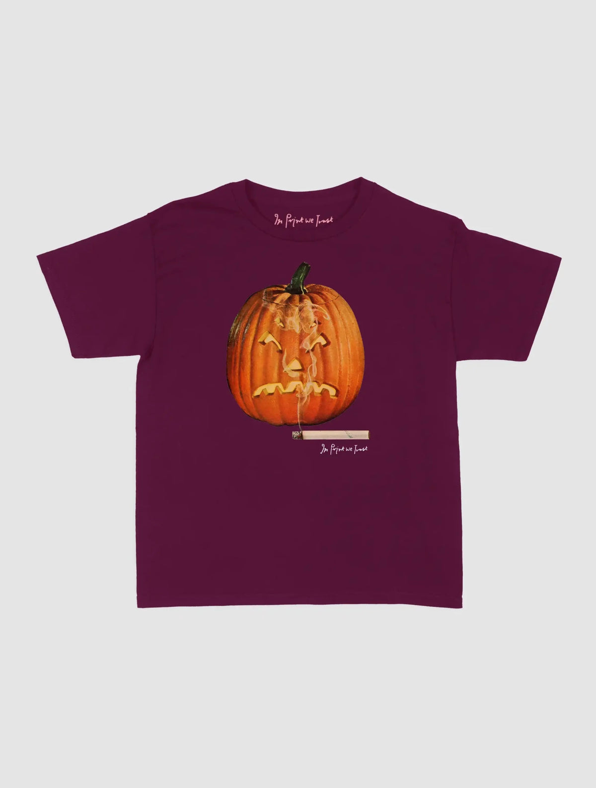 smoking baby tee - In Print We Trust