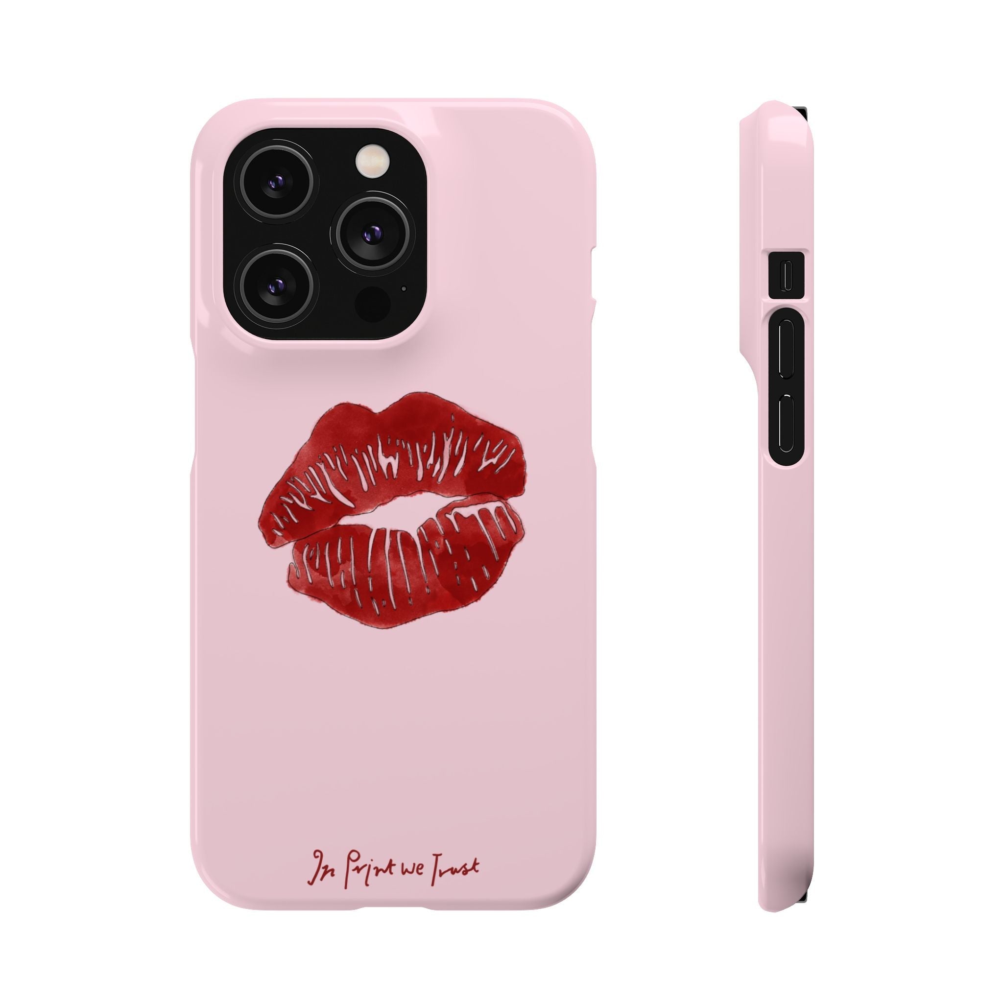 smooch iPhone case - In Print We Trust