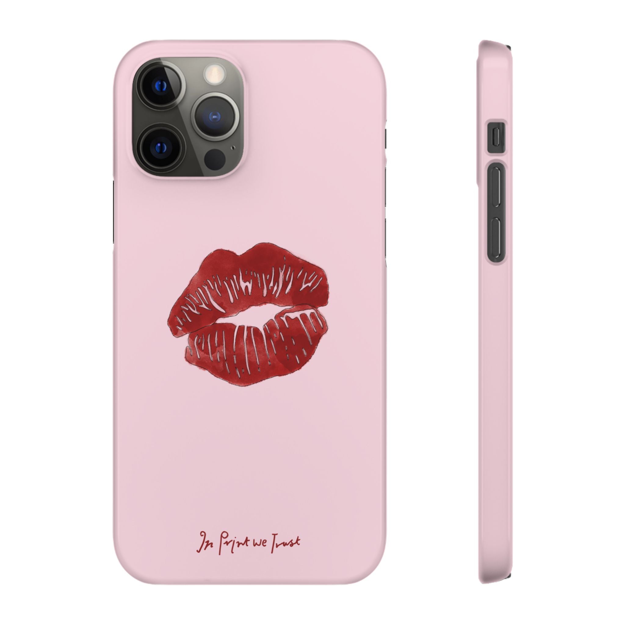 smooch iPhone case - In Print We Trust