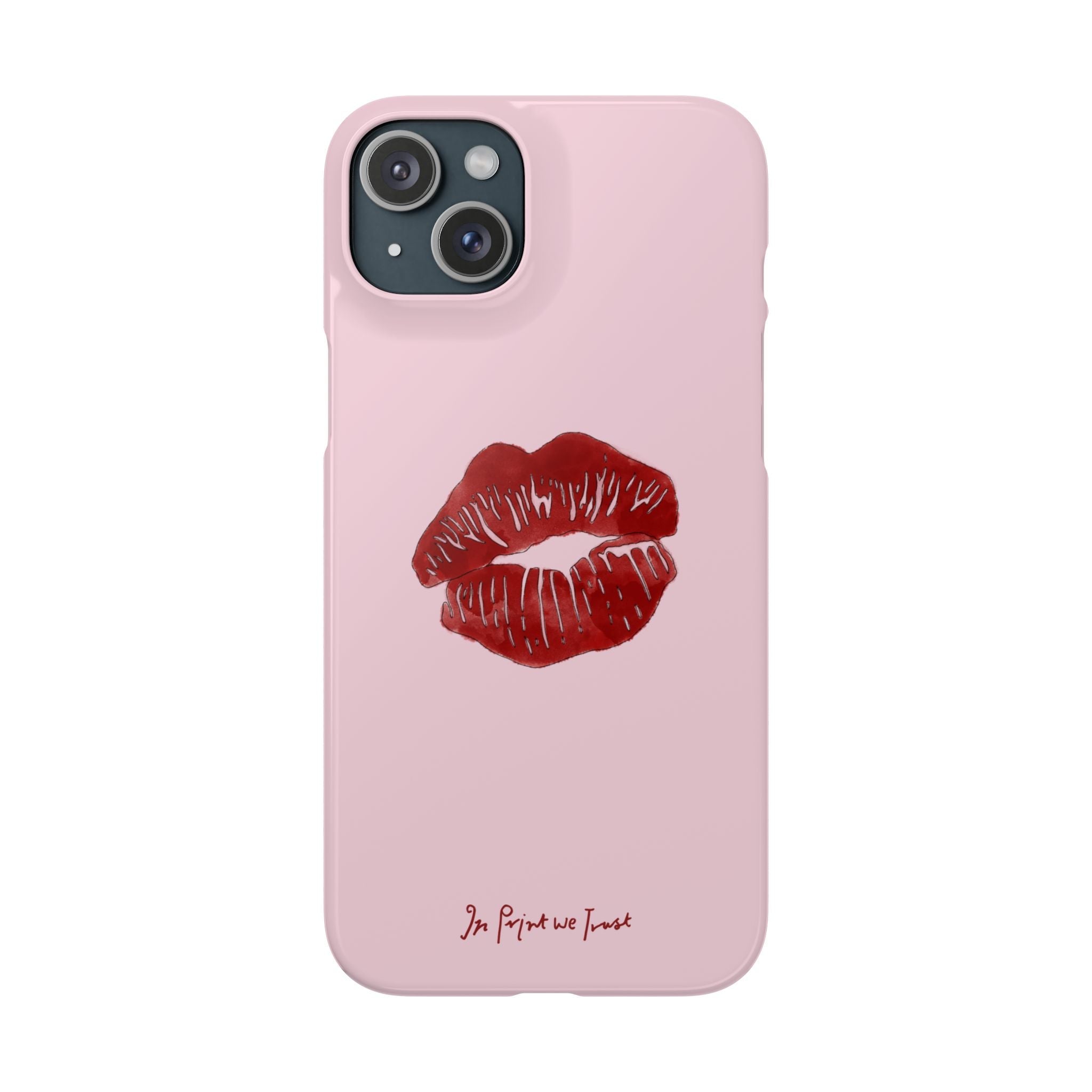 smooch iPhone case - In Print We Trust