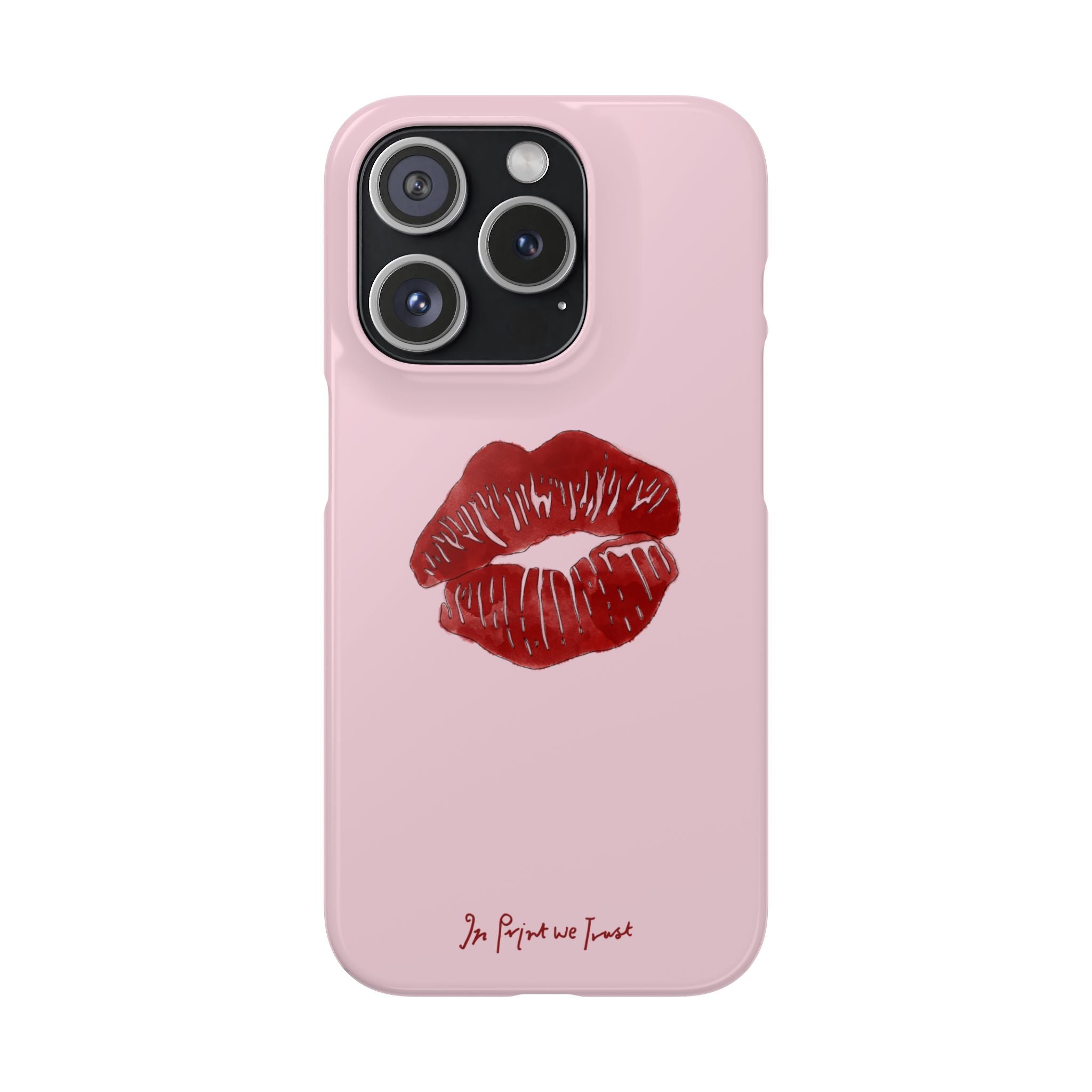 smooch iPhone case - In Print We Trust