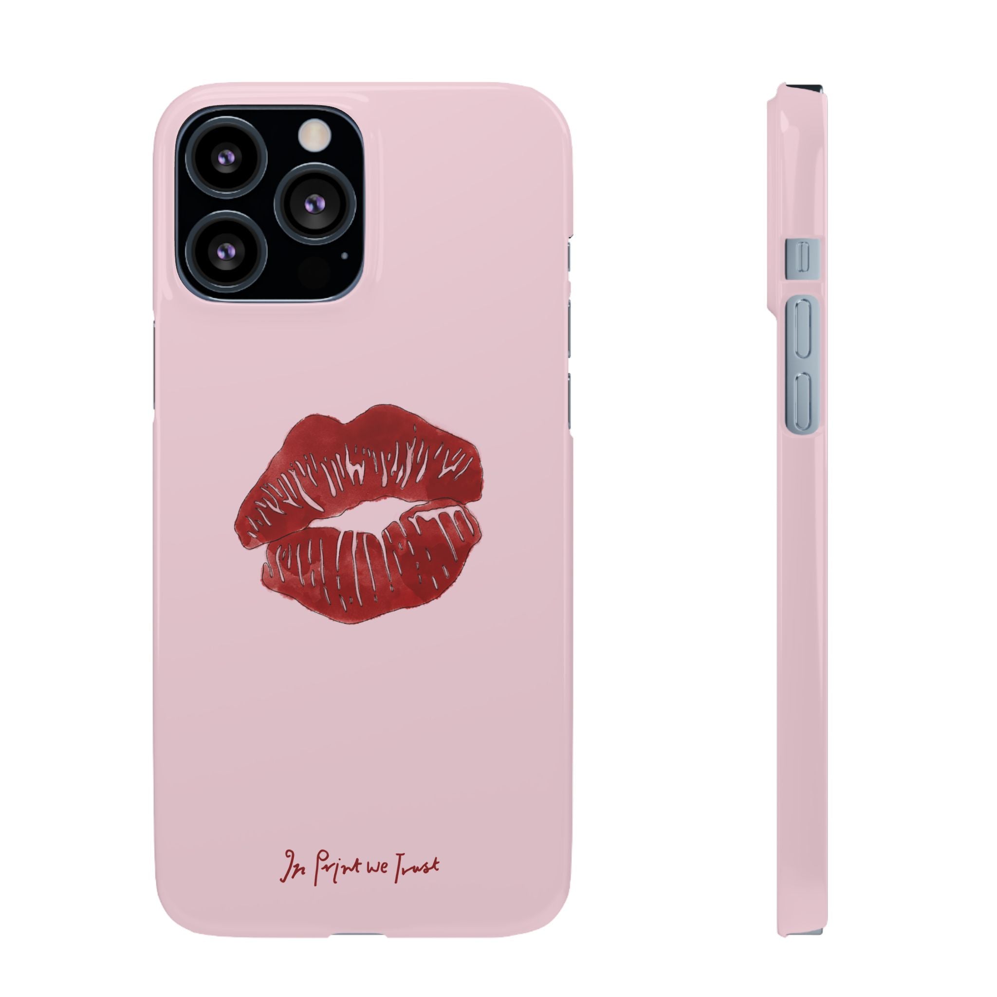 smooch iPhone case - In Print We Trust