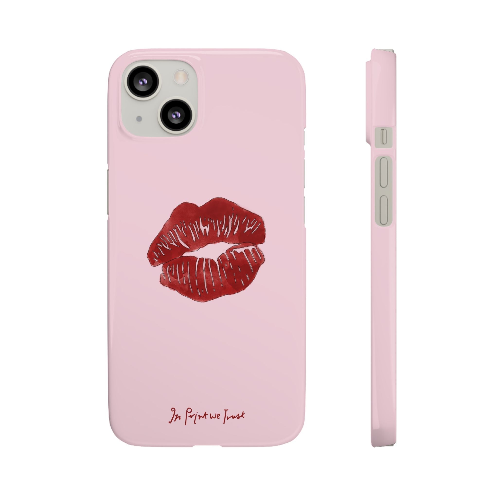 smooch iPhone case - In Print We Trust