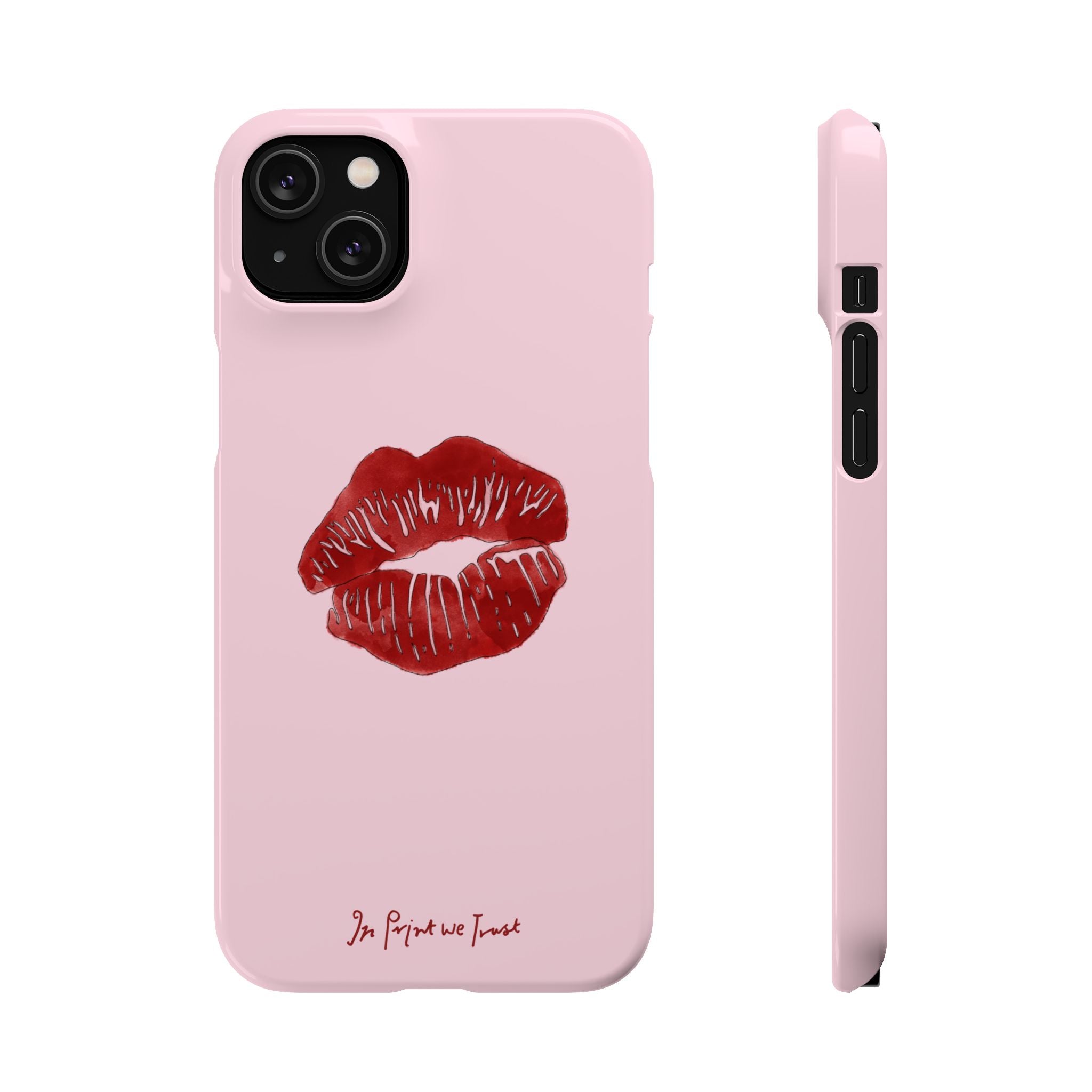 smooch iPhone case - In Print We Trust