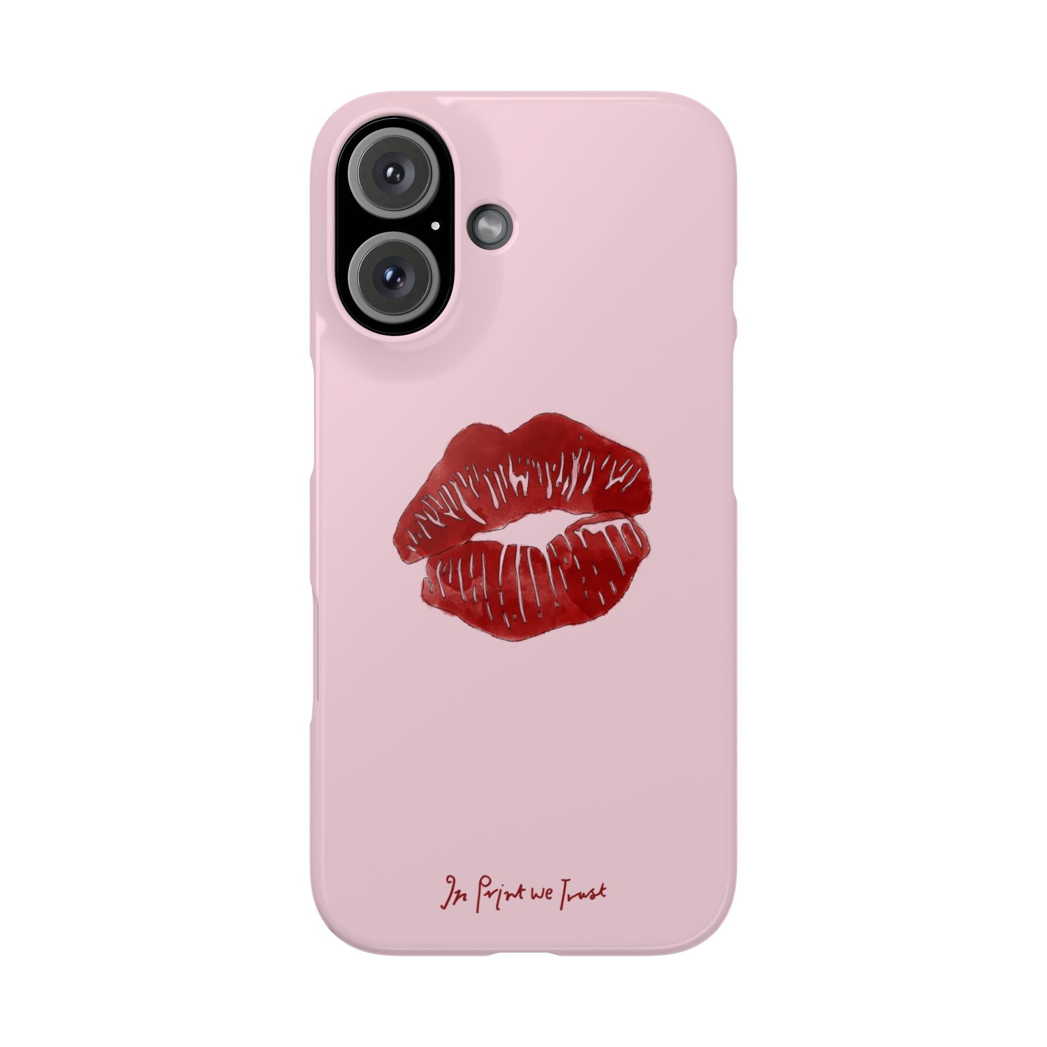 smooch iPhone case - In Print We Trust