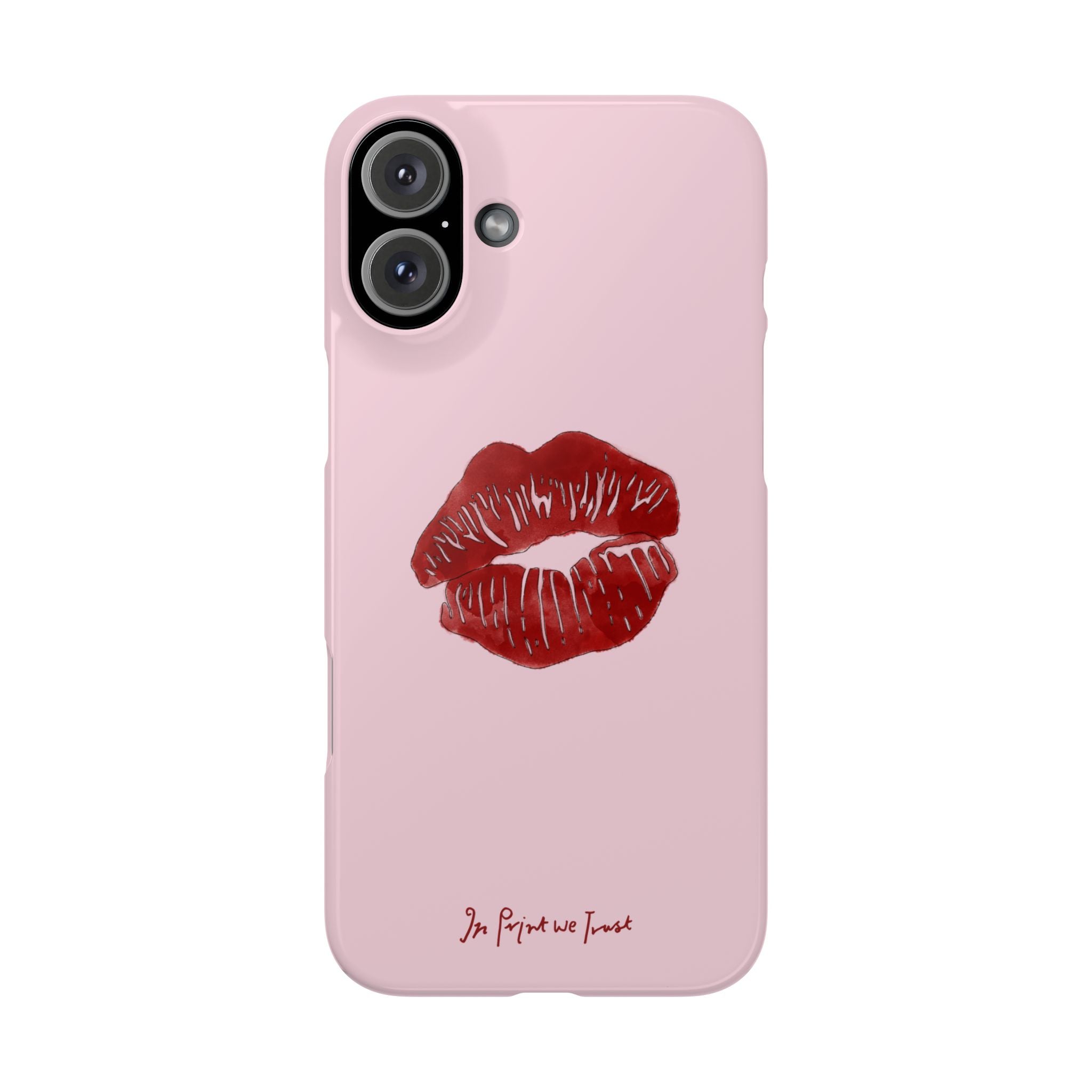 smooch iPhone case - In Print We Trust